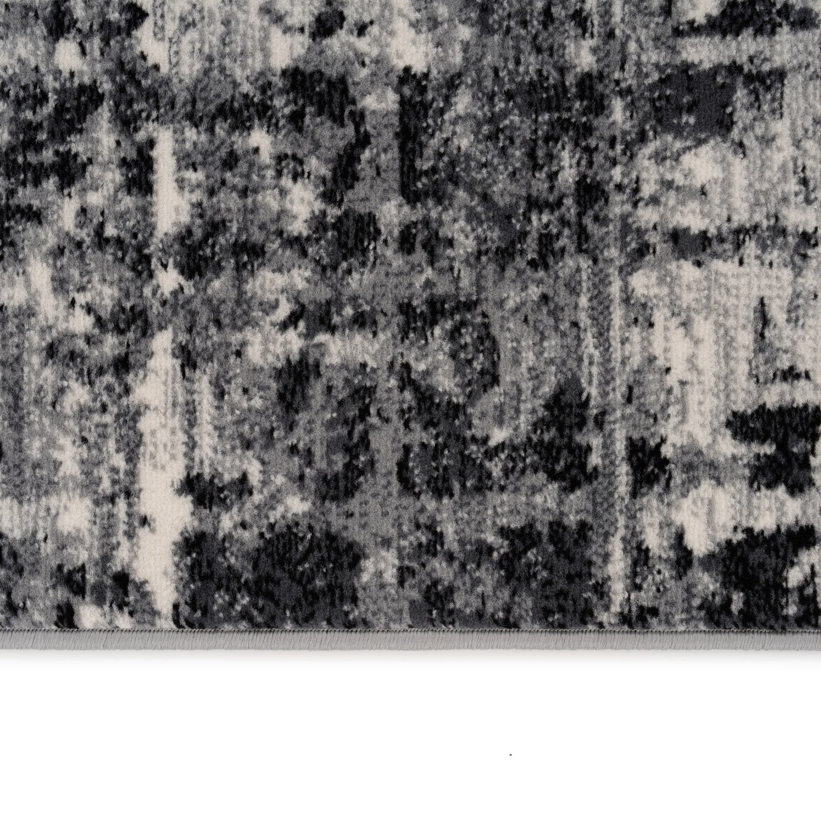 Abstract Black Grey Stair Carpet Runner - Cut to Measure - Image 6