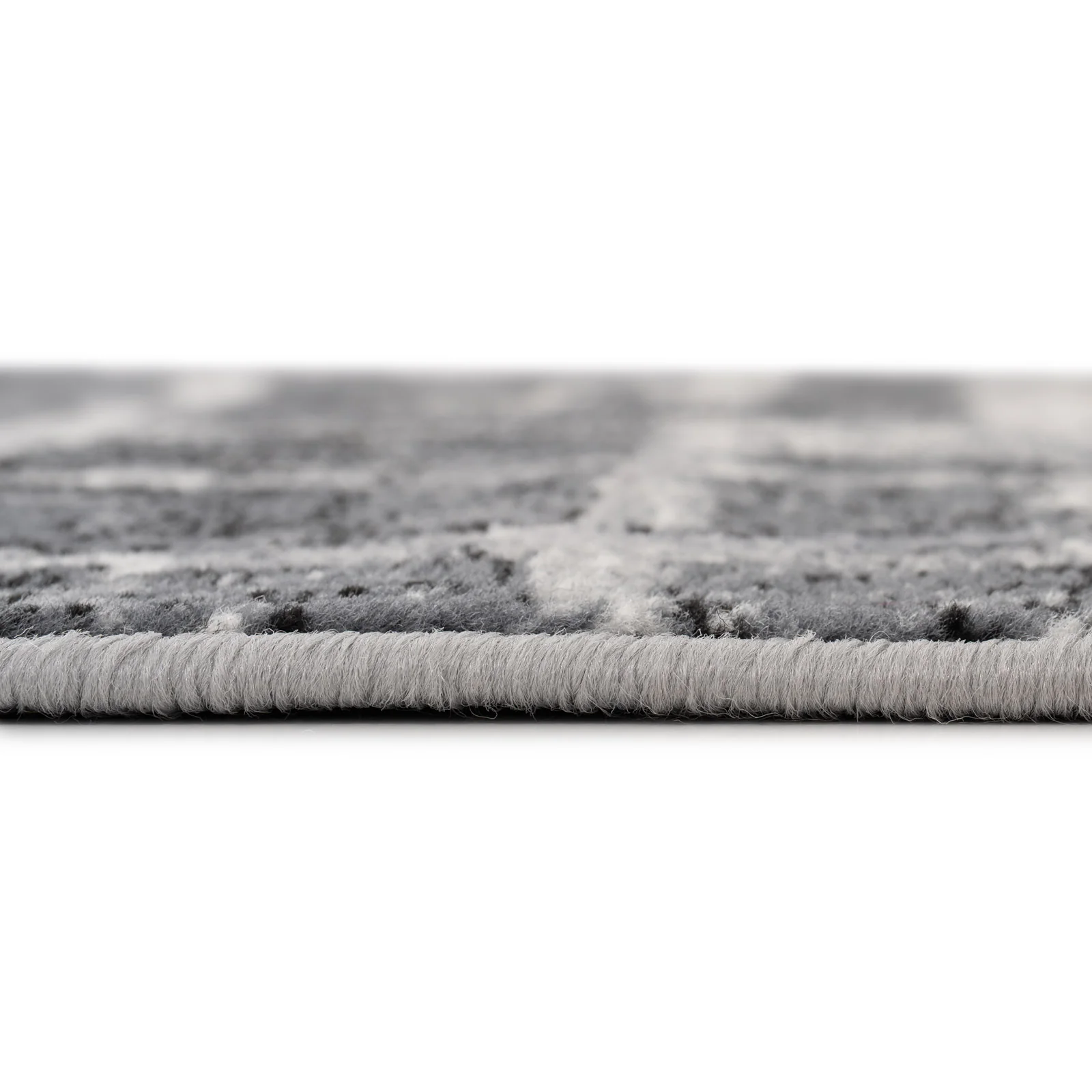 Abstract Black Grey Stair Carpet Runner - Cut to Measure - Image 7