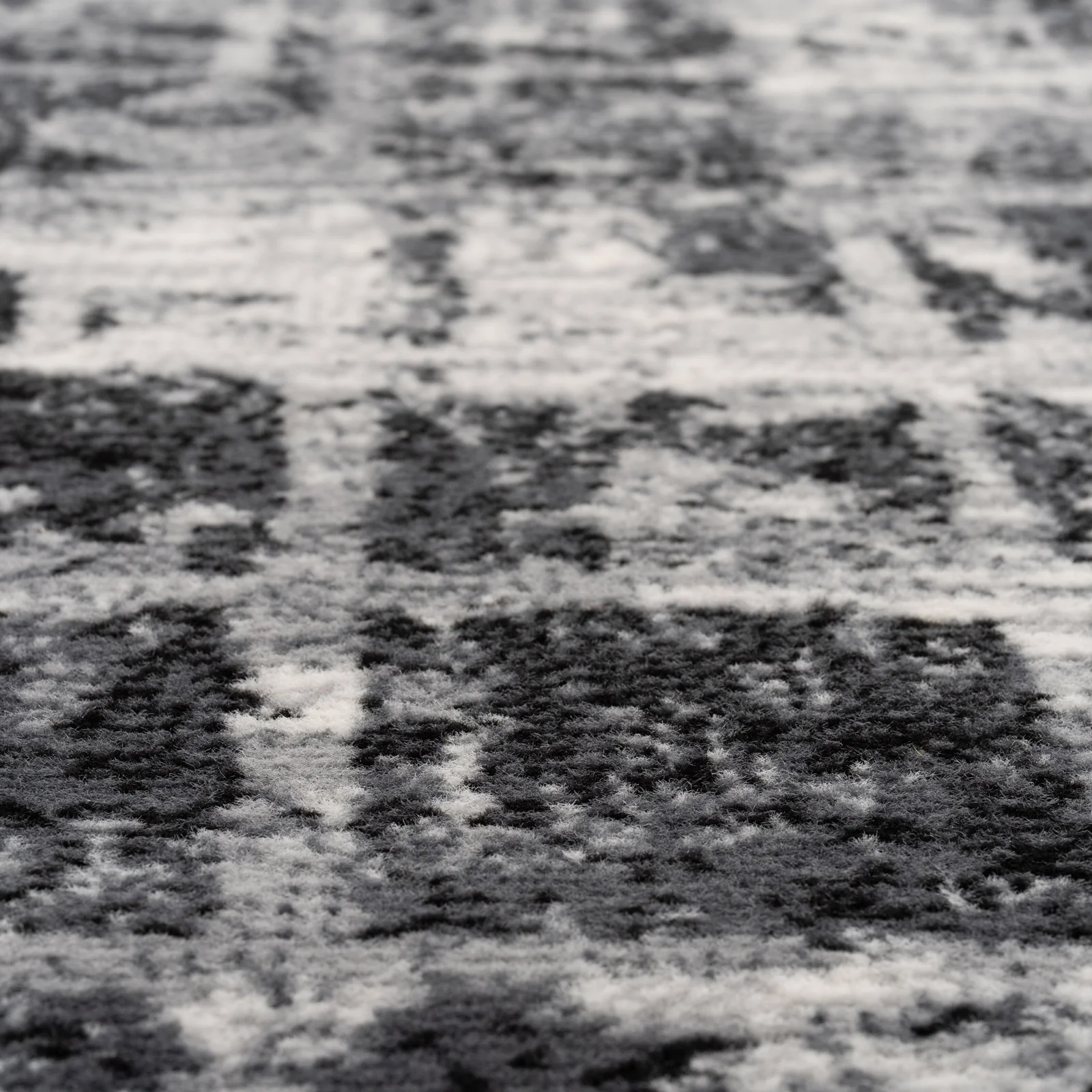 Abstract Black Grey Stair Carpet Runner - Cut to Measure - Image 8