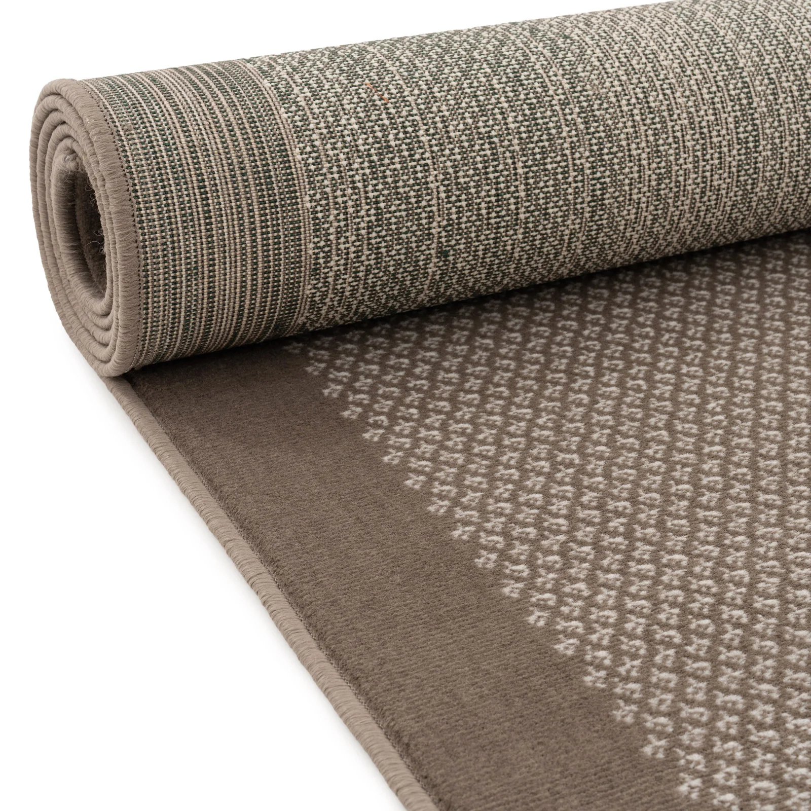 Beige Bordered Stair Carpet Runner - Cut to Measure - Image 3