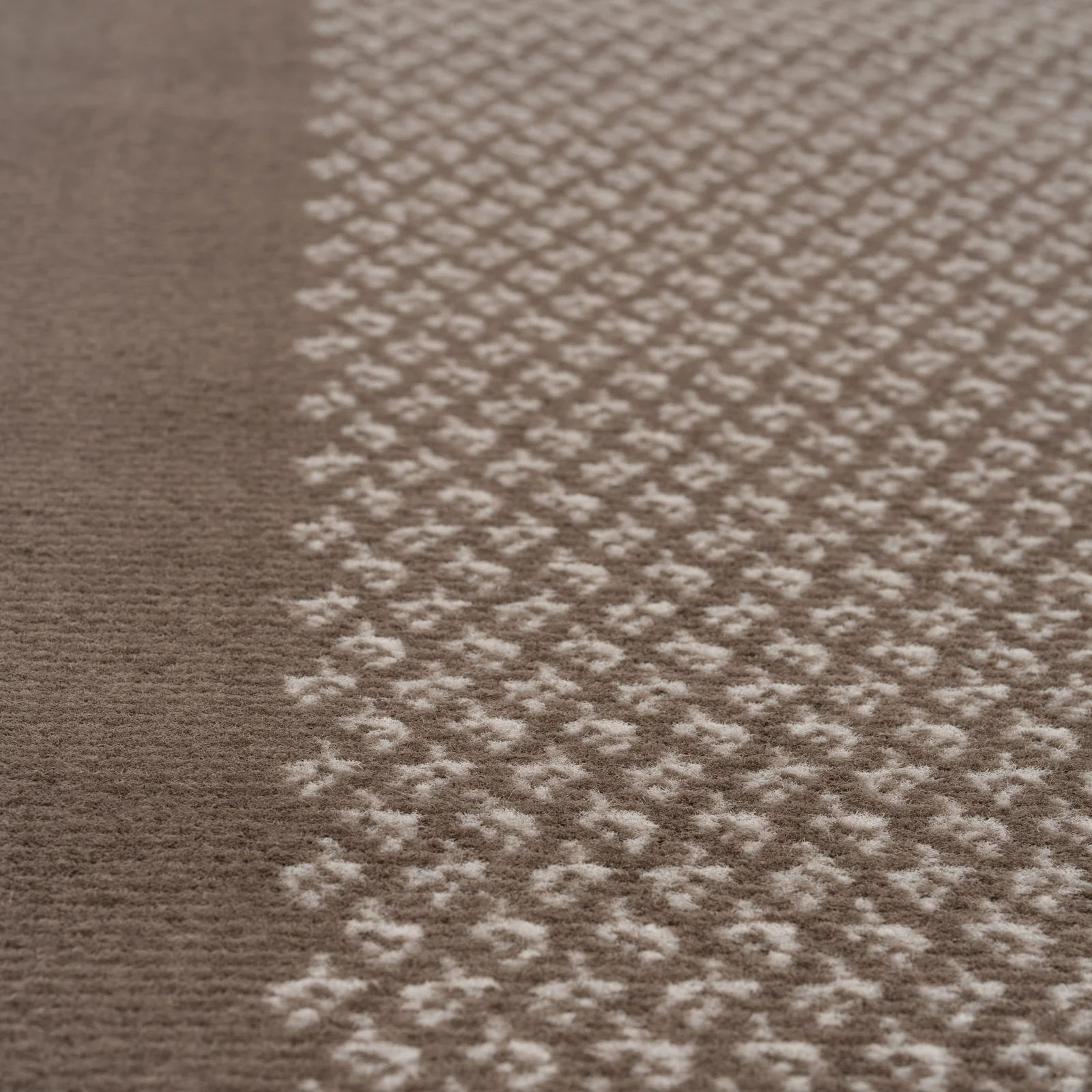 Beige Bordered Stair Carpet Runner - Cut to Measure - Image 5