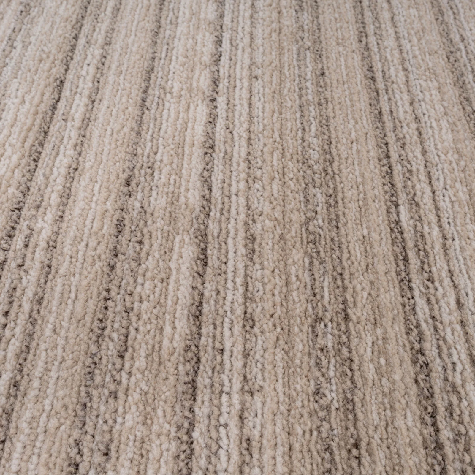 Beige Linear Bordered Area Rug - Rin - Image 7