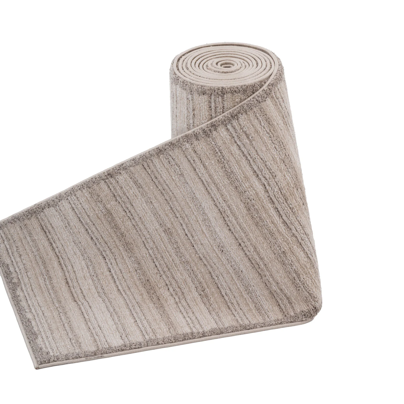 Beige Linear Bordered Area Rug - Rin - Image 9