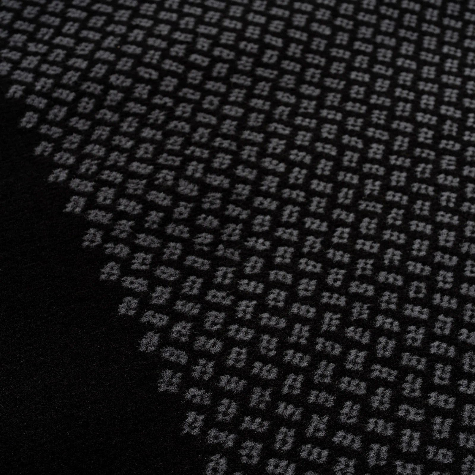 Black Bordered Stair Carpet Runner - Cut to Measure - Image 6