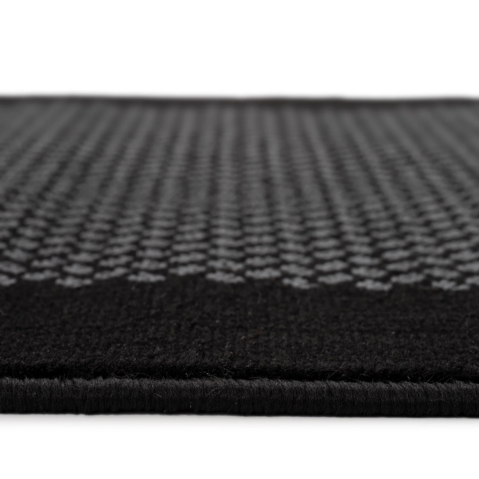 Black Bordered Stair Carpet Runner - Cut to Measure - Image 7