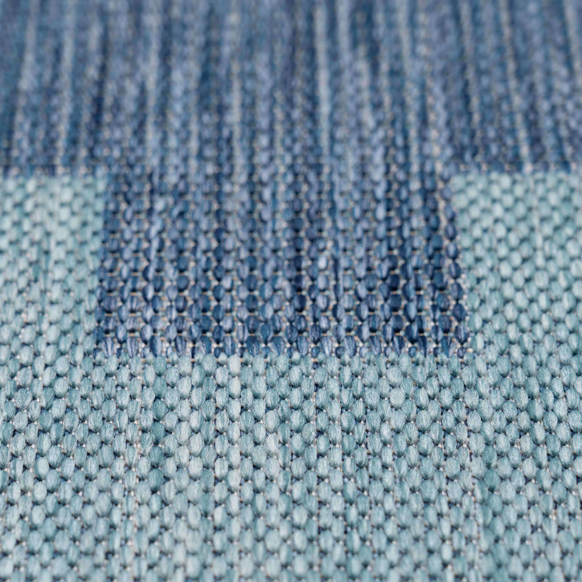 Blue Geometric Indoor Outdoor Area Rug - Shelly - Image 6