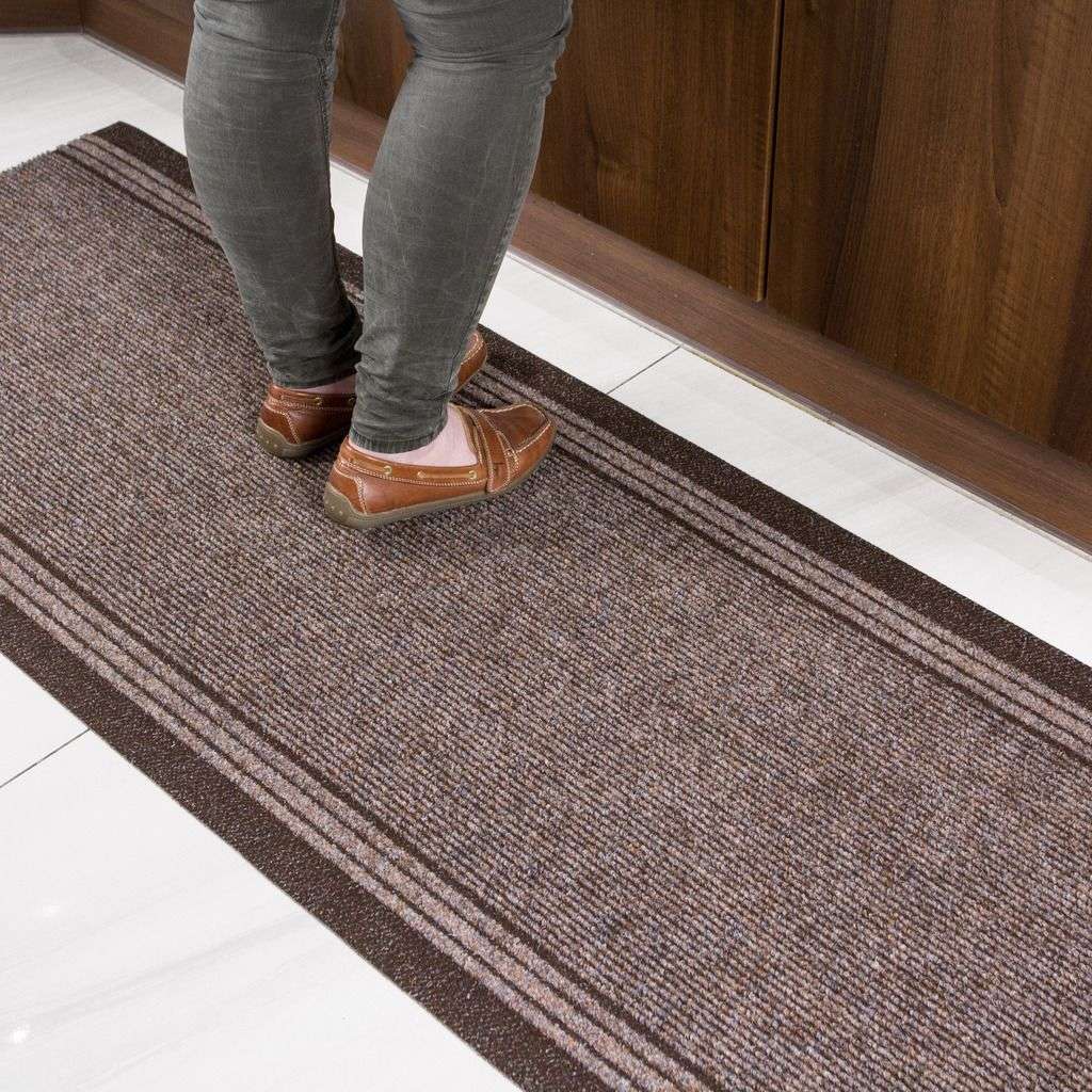 Brown Hard Wearing Runner Rugs - Image 3