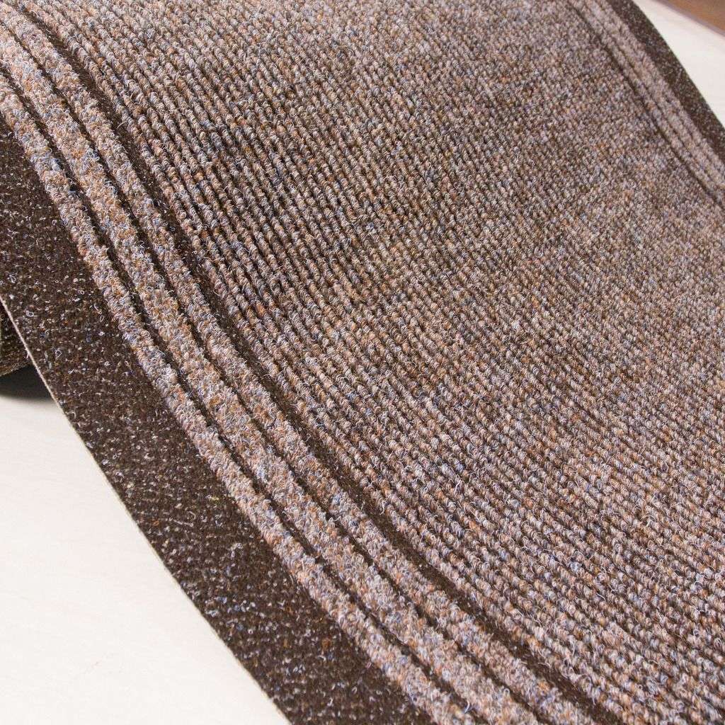 Brown Hard Wearing Runner Rugs 80cm Width - Image 5