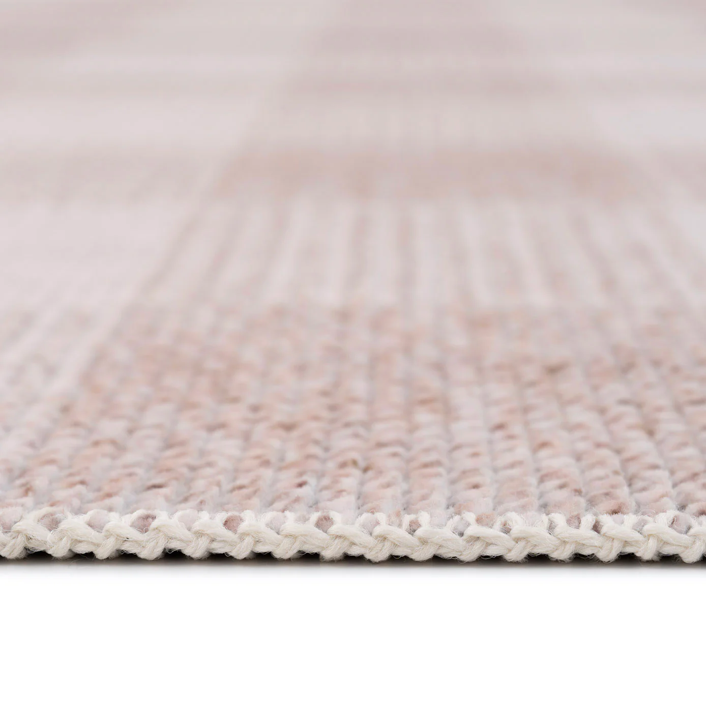 Beige Washable Checker Style Rug - Magda - Image 7