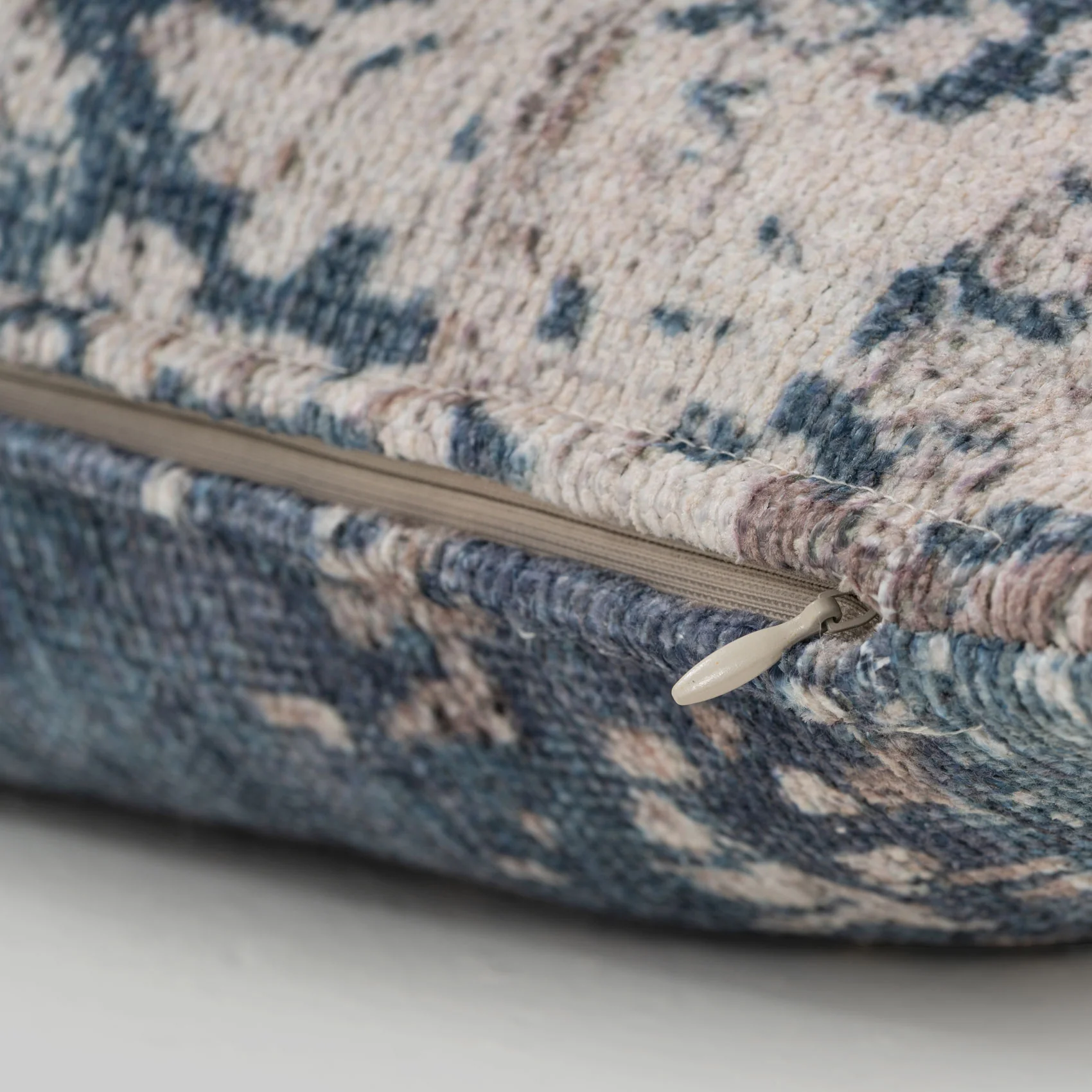 Distressed Blue Cushion Cover - Image 4