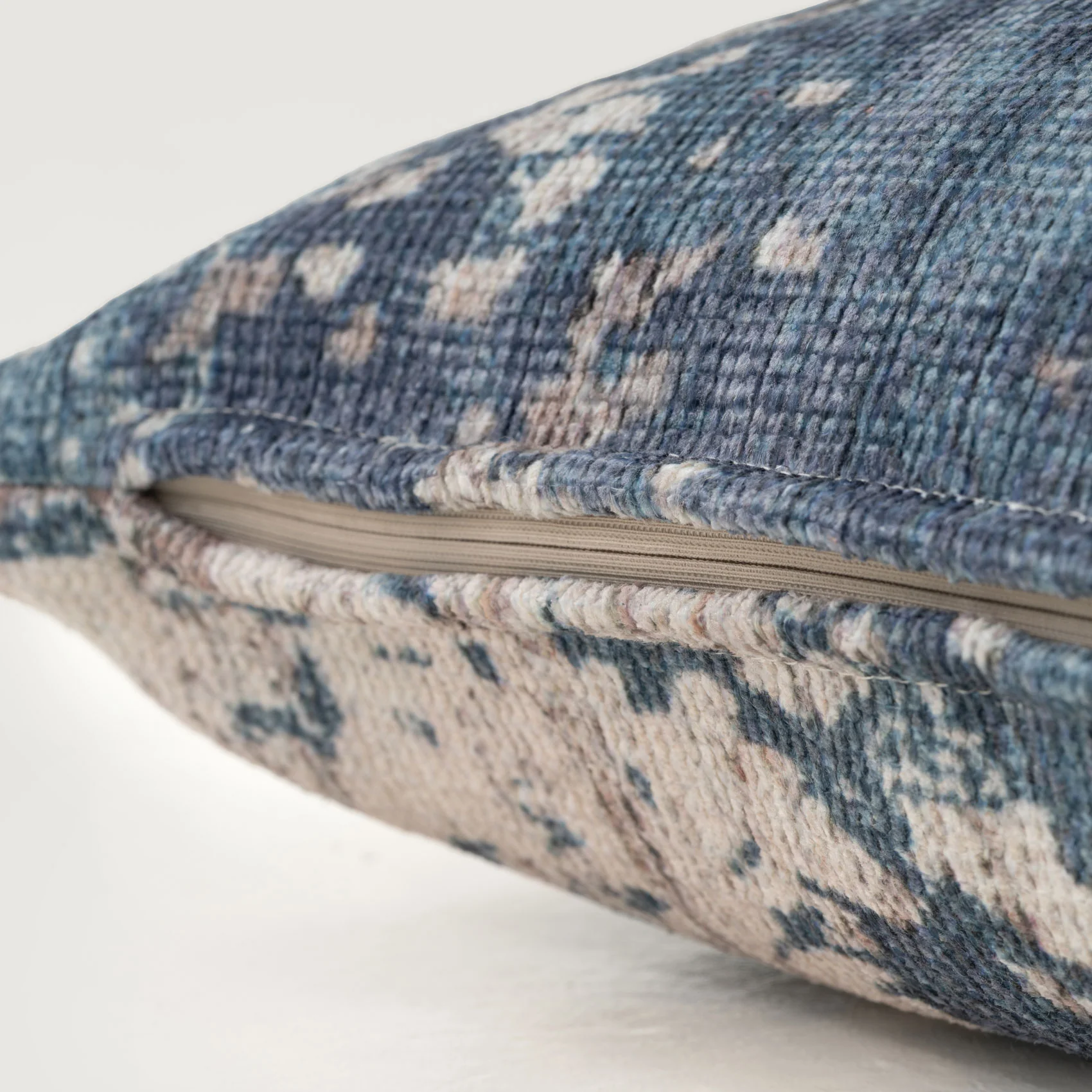 Distressed Blue Cushion Cover - Image 5