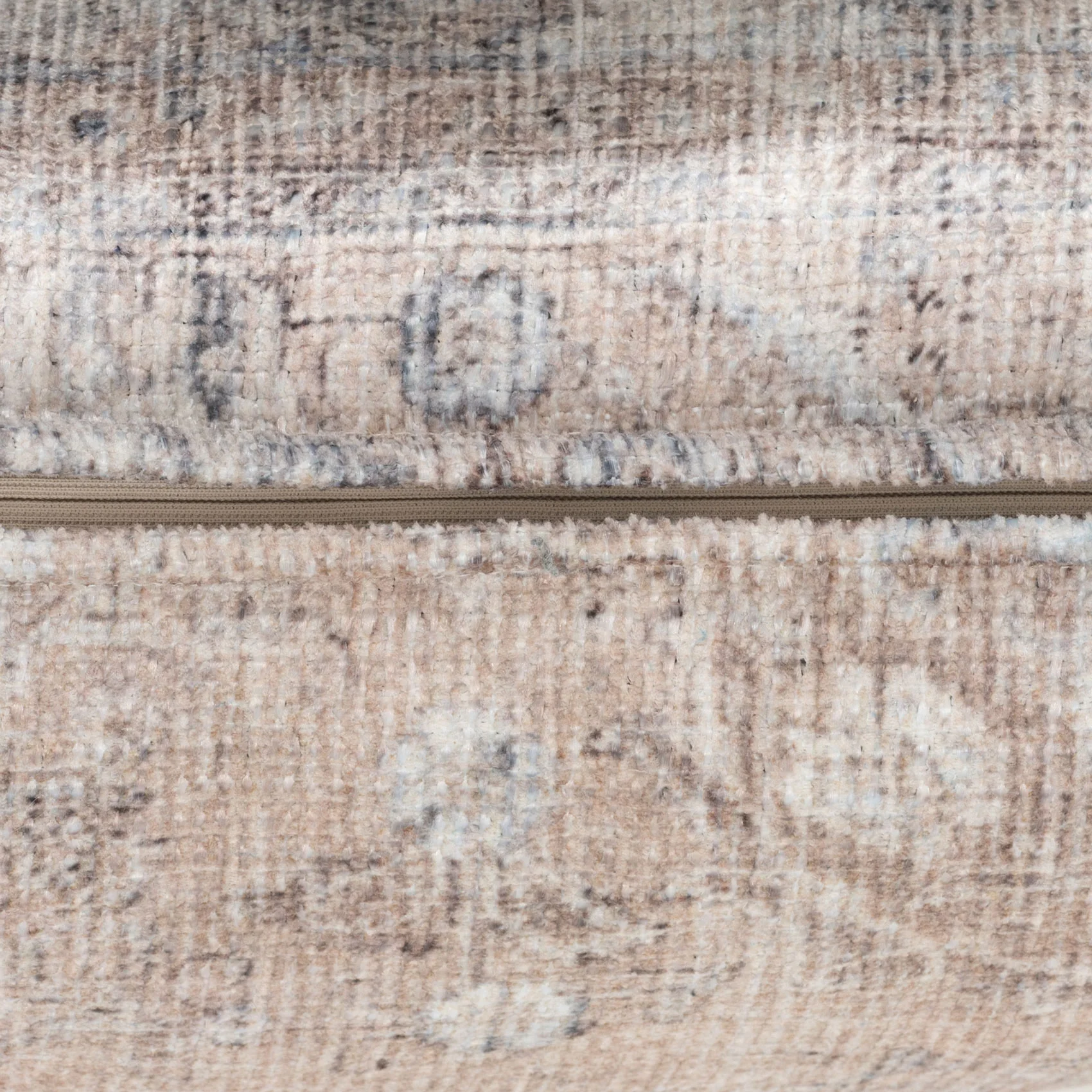 Distressed Beige Cushion Cover - Image 3