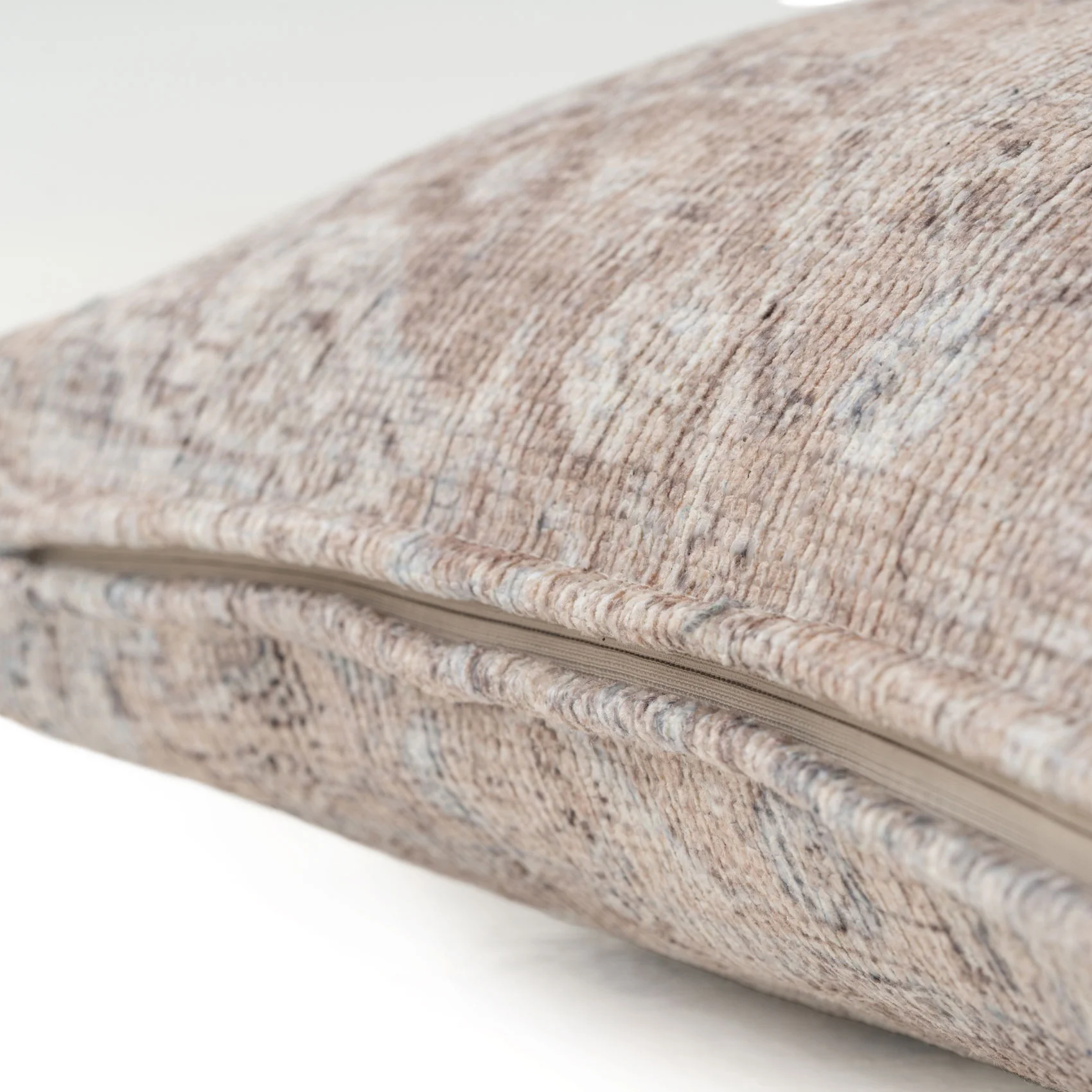 Distressed Beige Cushion Cover - Image 5