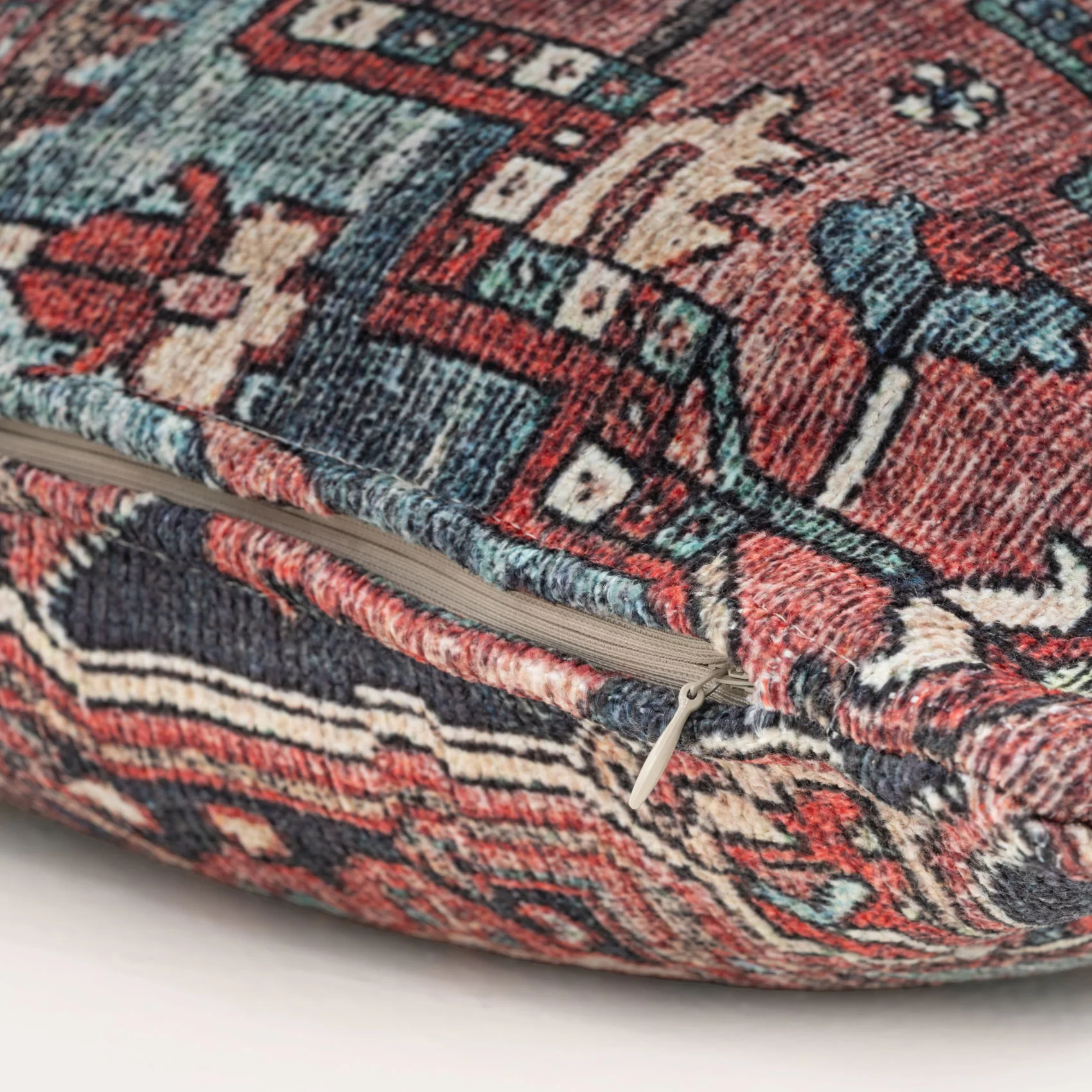 Distressed Red Cushion Cover - Image 7