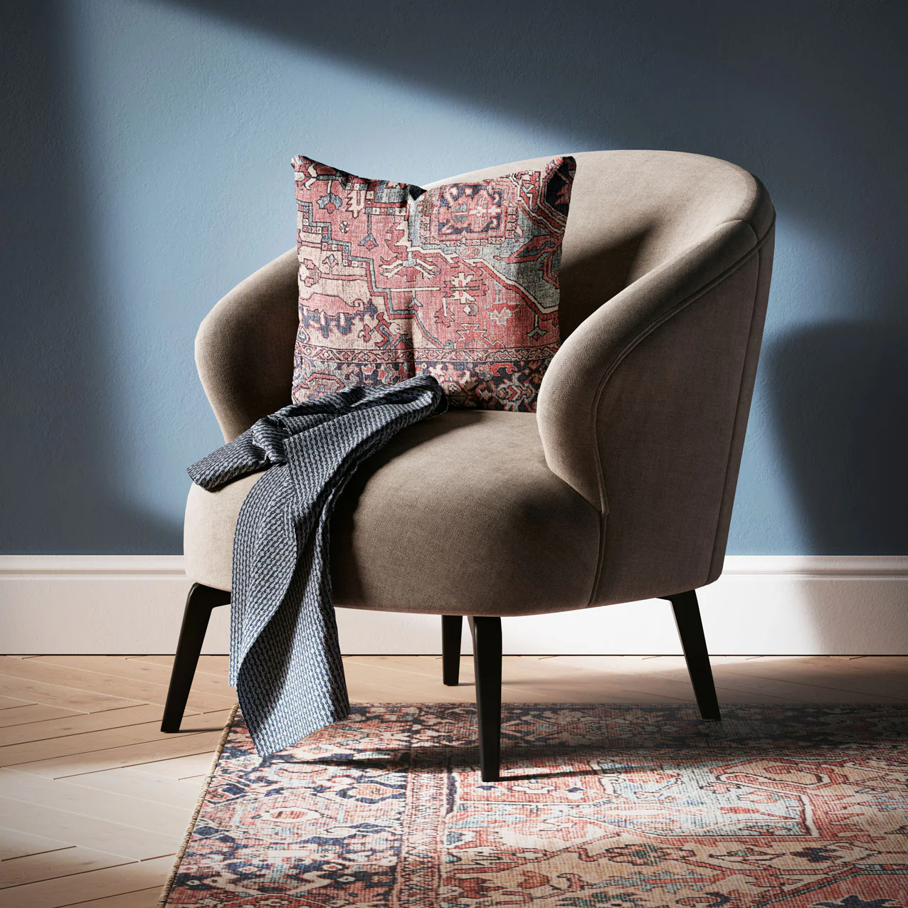 Distressed Red Cushion Cover - Image 8