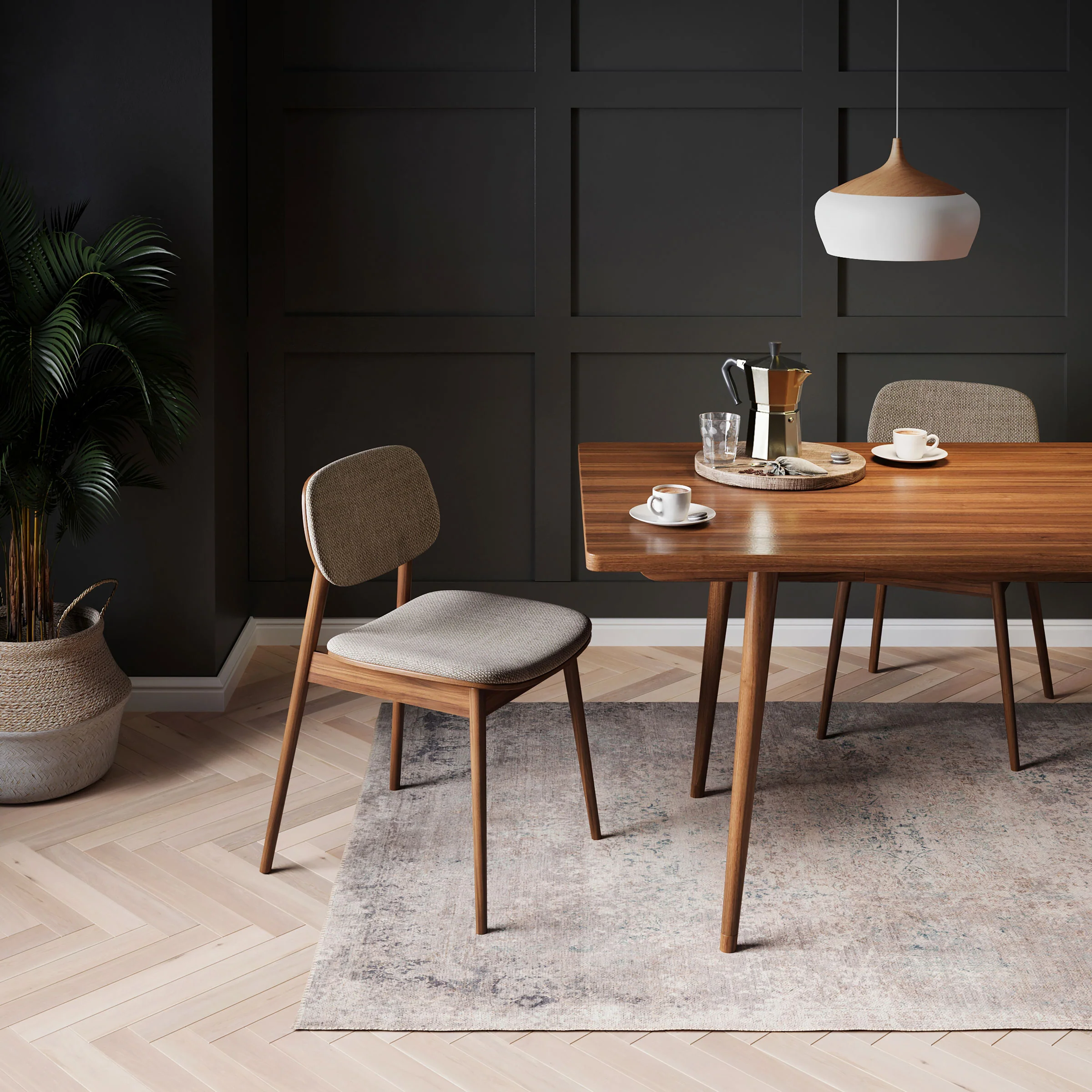 Flatwoven Washable Distressed Renaissance Grey Beige Rug - Fleur - Image 11