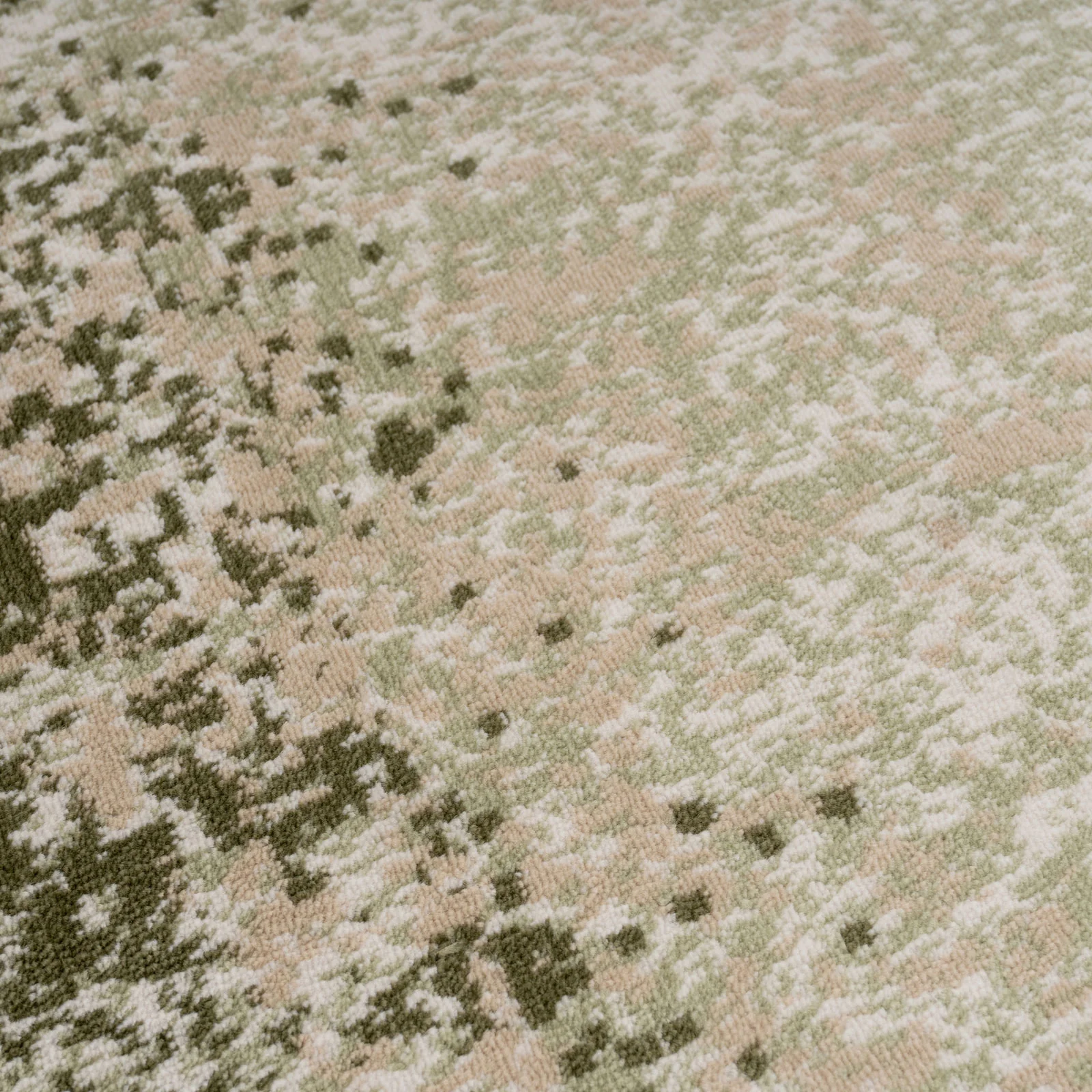 Earthy Green Abstract Rug - Barrow - Image 7