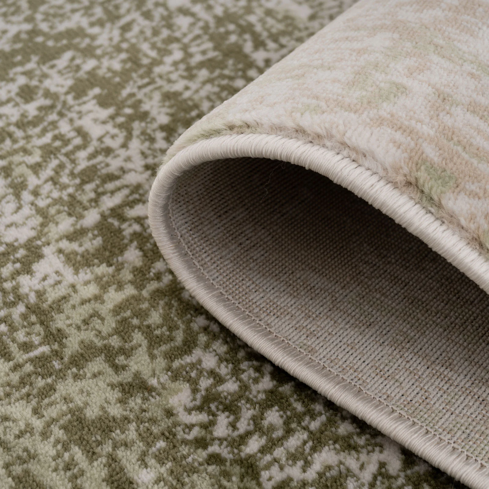 Earthy Green Abstract Rug - Barrow - Image 8