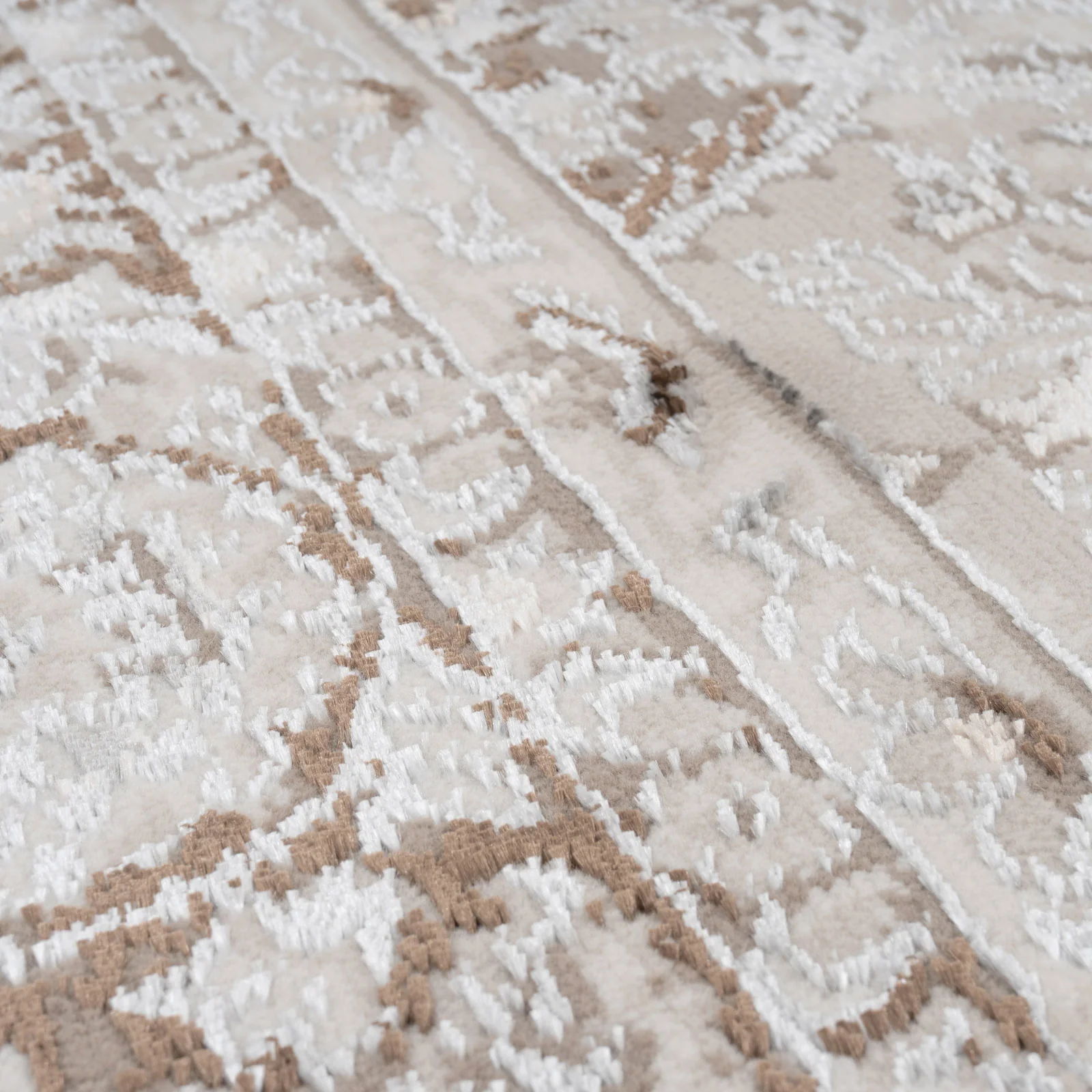 Elegant Tapestry Beige Rug - Ishana - Image 6