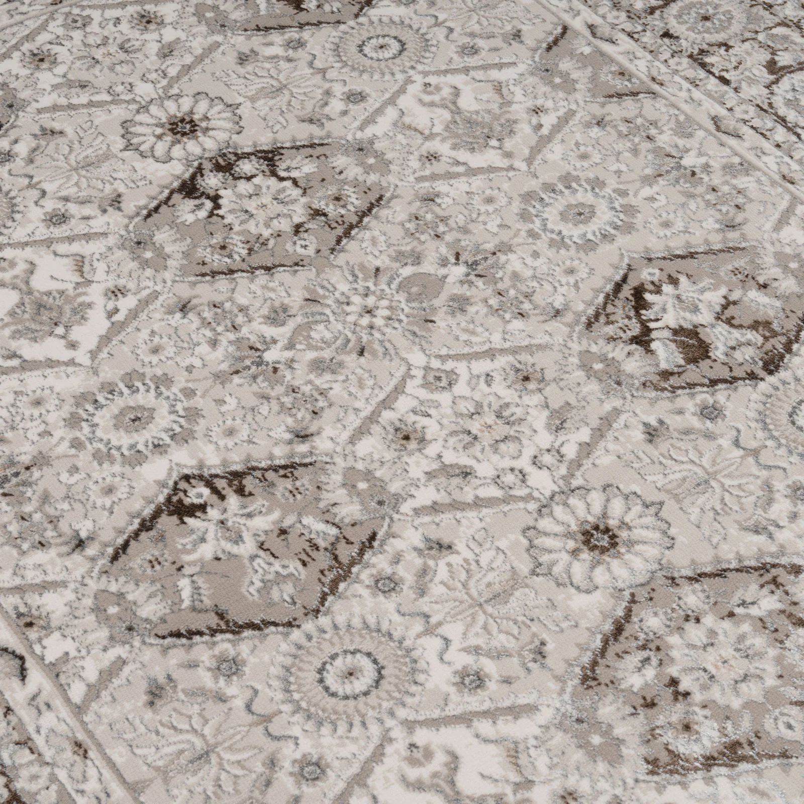 Elegant Tapestry Beige Rug - Ishana - Image 7