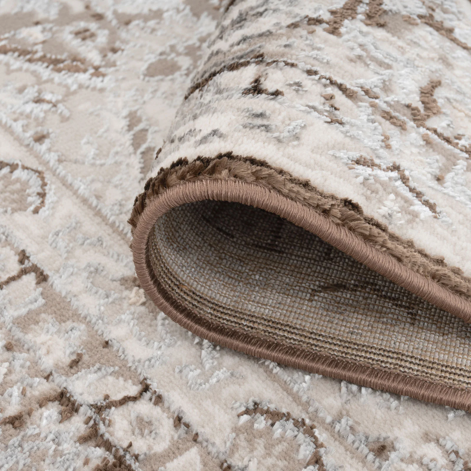 Elegant Tapestry Beige Rug - Ishana - Image 8