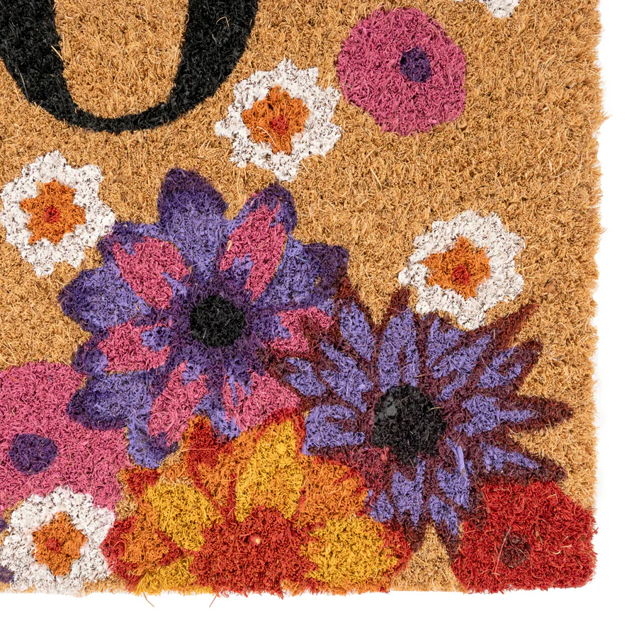 Floral Blooms Coir Doormat - Image 3