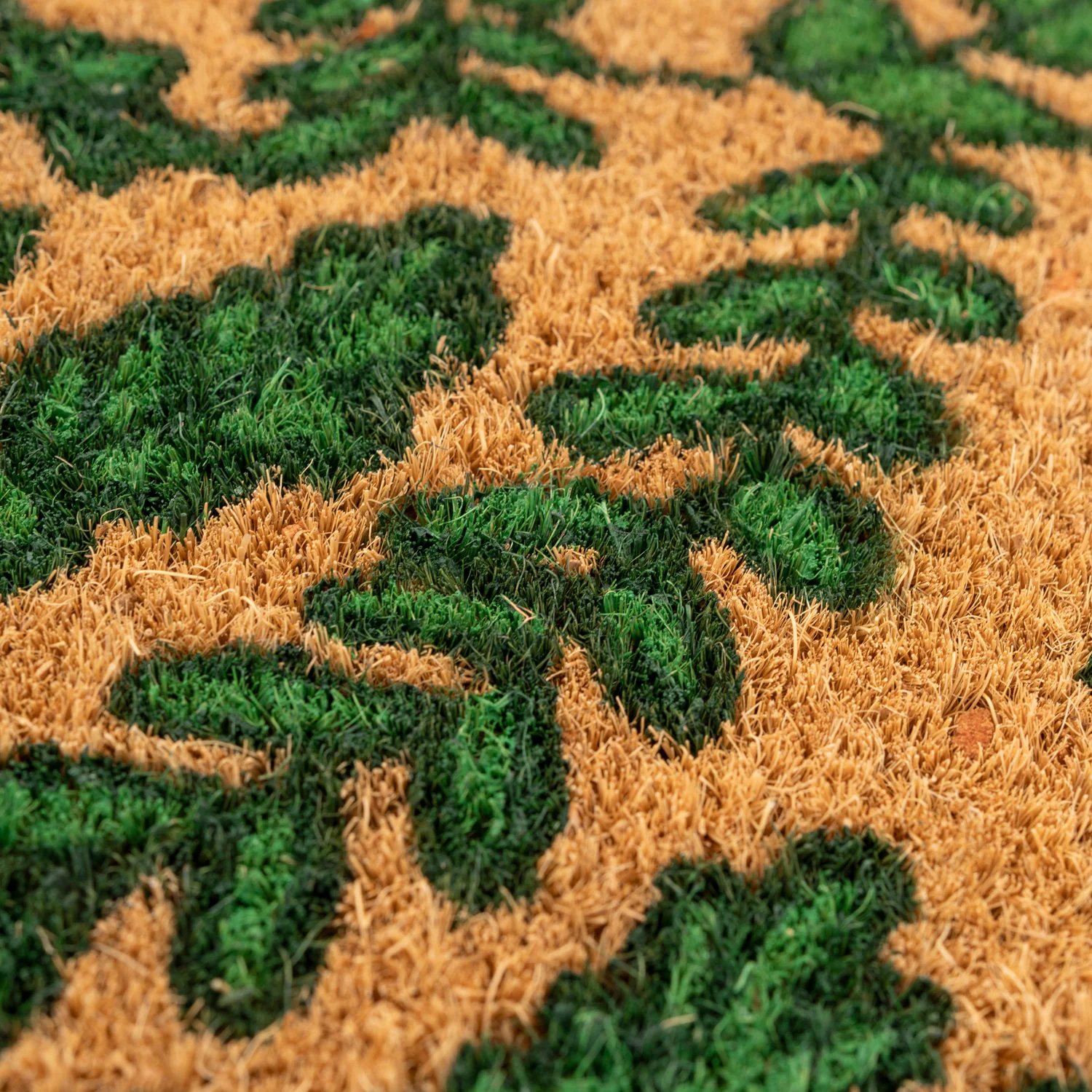 Green Bramble Coir Doormat - Image 4