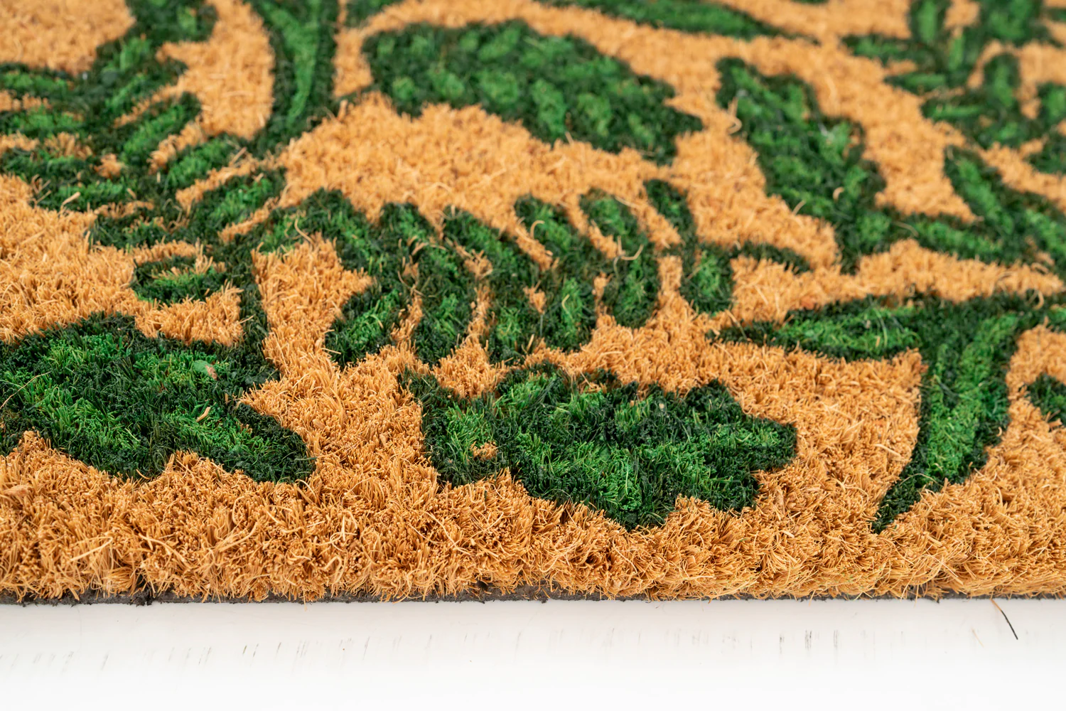 Green Bramble Coir Doormat - Image 5
