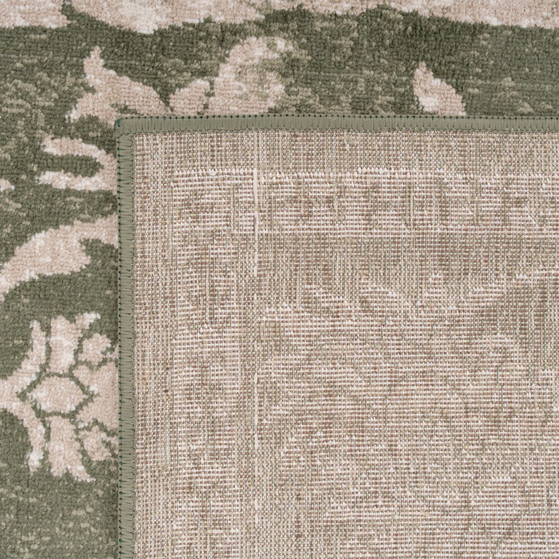 Green Vintage Medallion Area Rug - Linden - Image 10