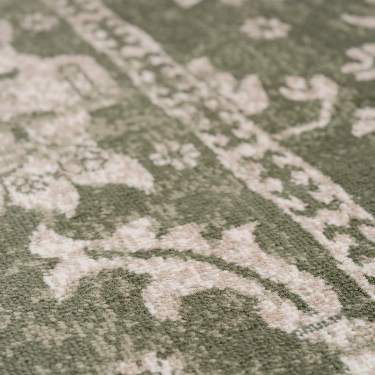 Green Vintage Medallion Area Rug - Linden - Image 7