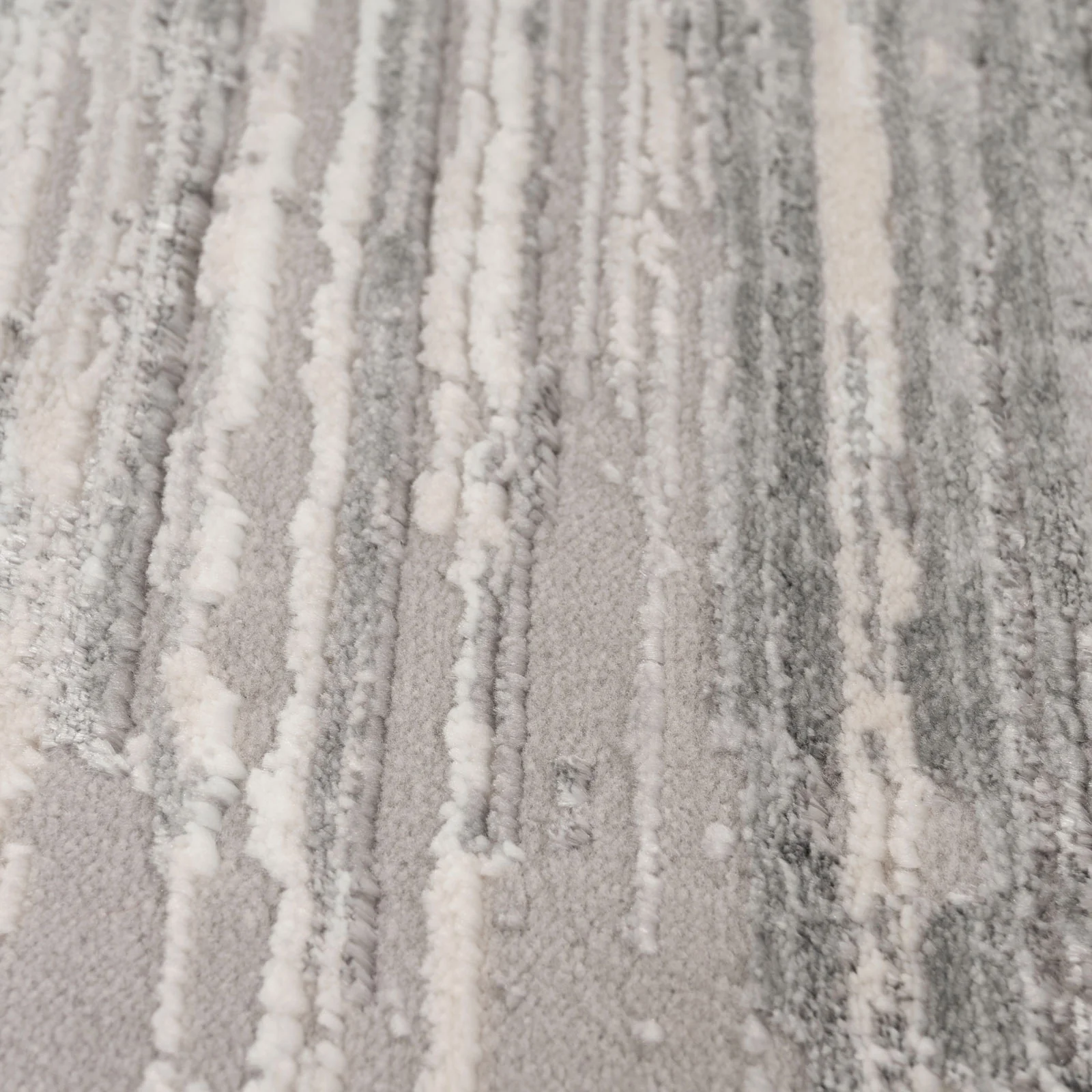 Grey Brush Strokes Area Rug - Nami - Image 7