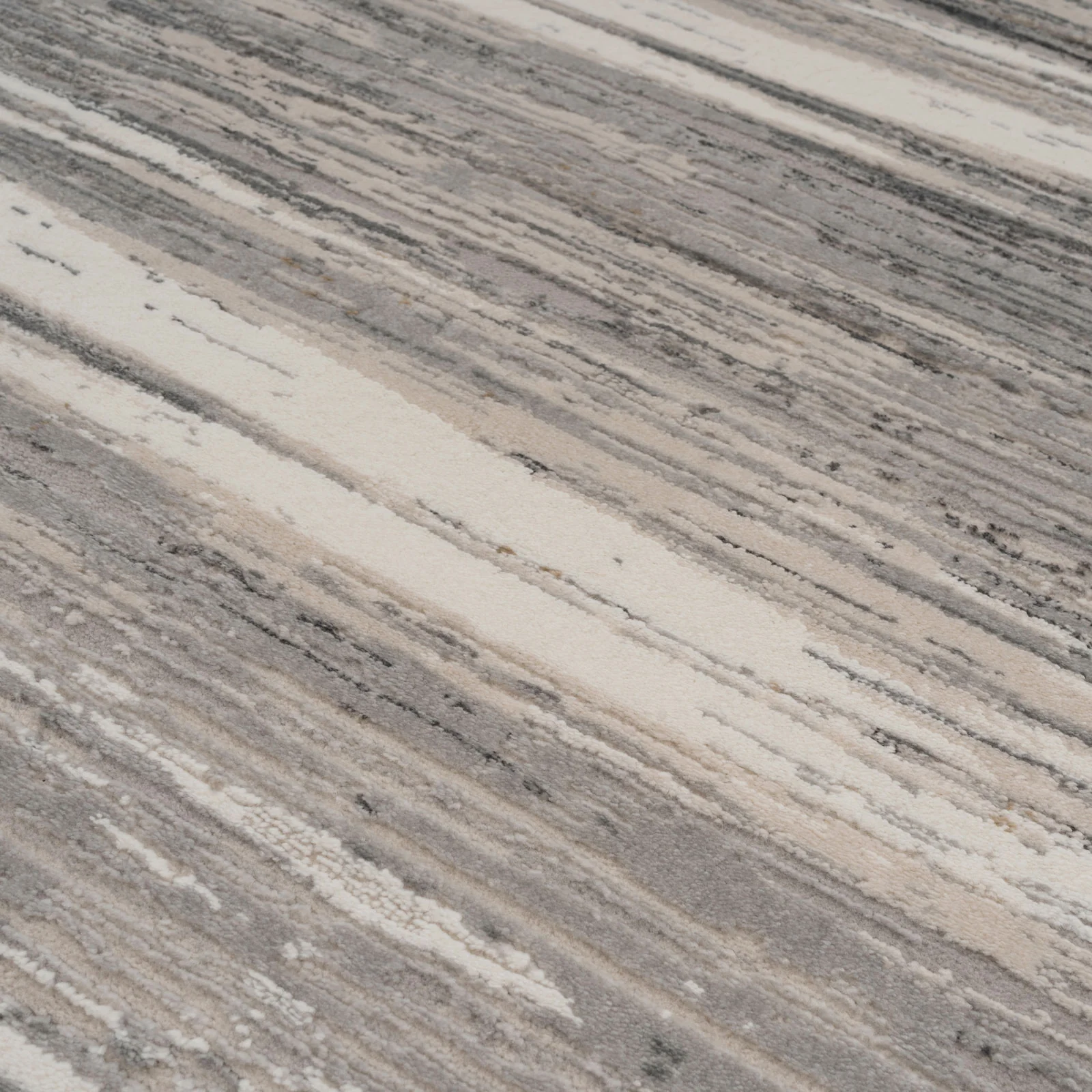 Grey Brush Strokes Area Rug - Nami - Image 9