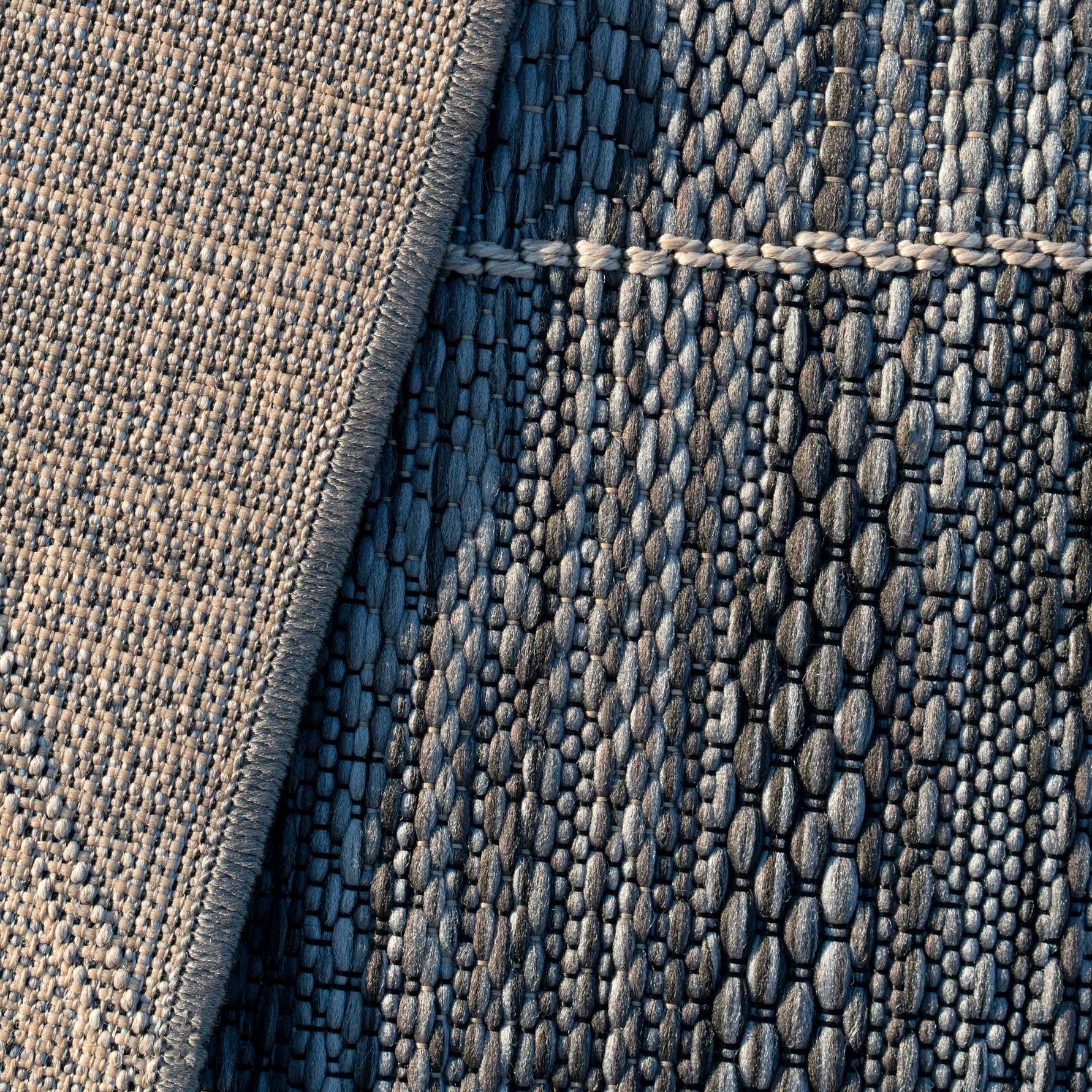 Grey Fractured Flatweave Indoor Outdoor Area Rug - Bonnie - Image 6