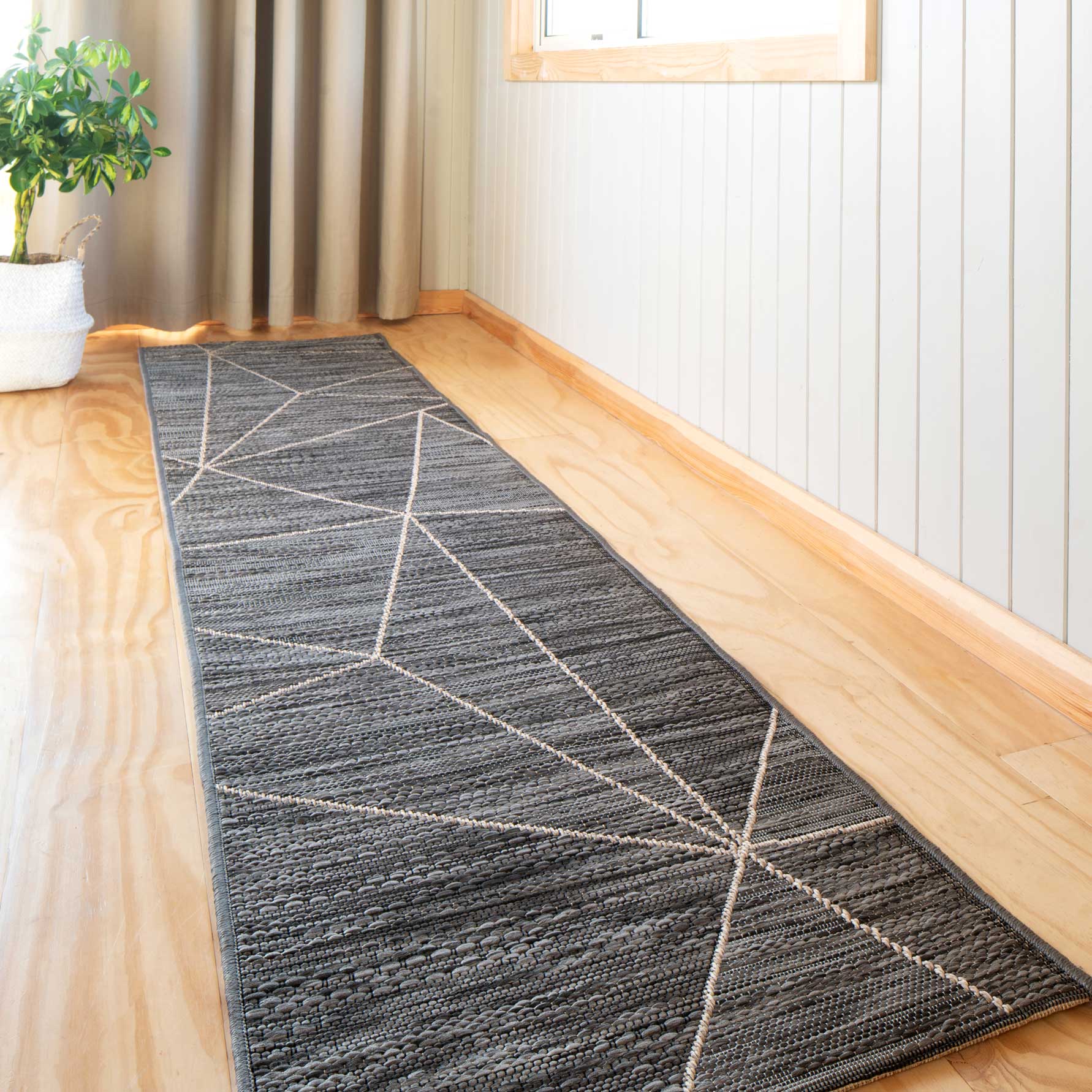 Grey Fractured Flatweave Indoor Outdoor Area Rug - Bonnie - Image 7