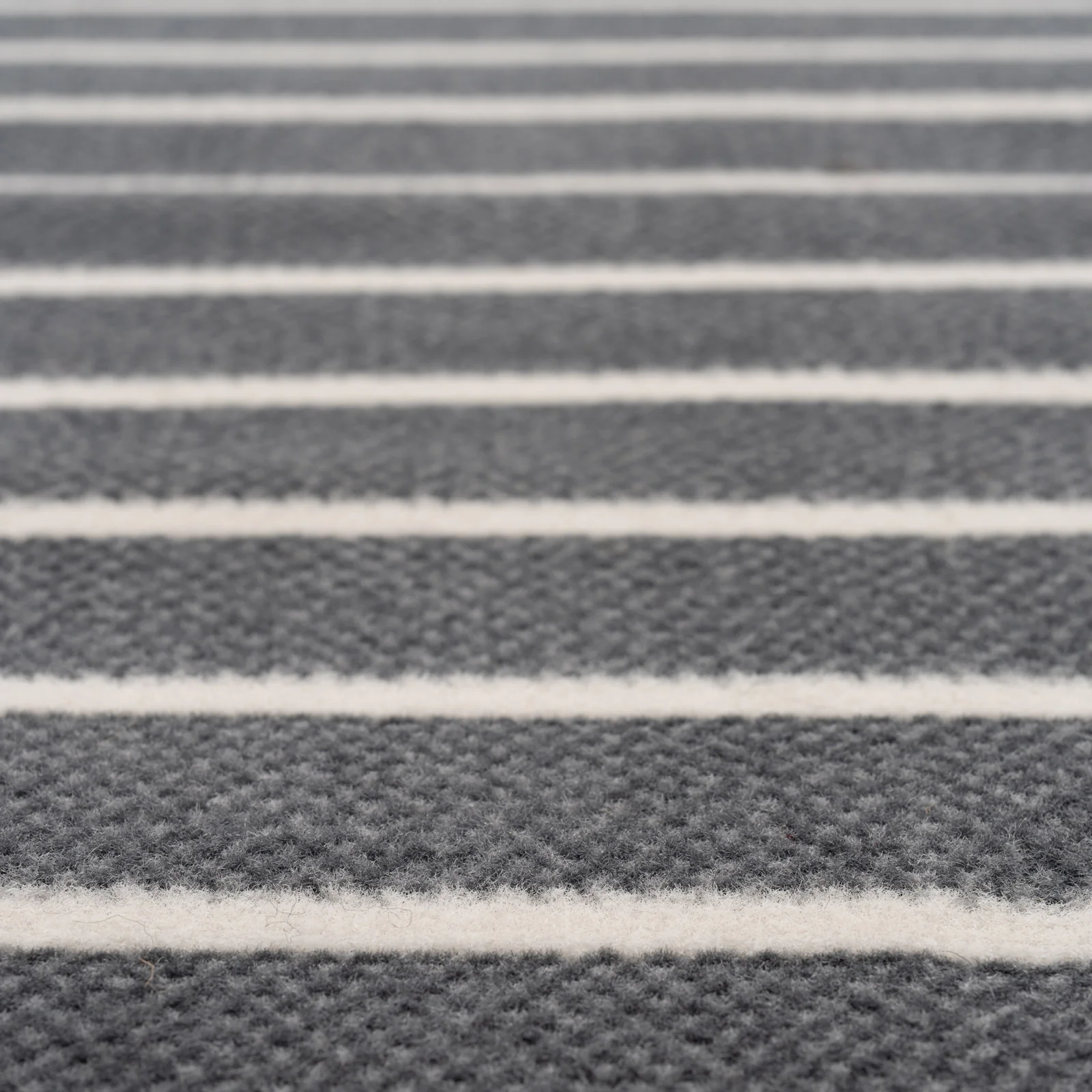 Grey Striped Stair Carpet Runner - Cut to Measure - Image 6