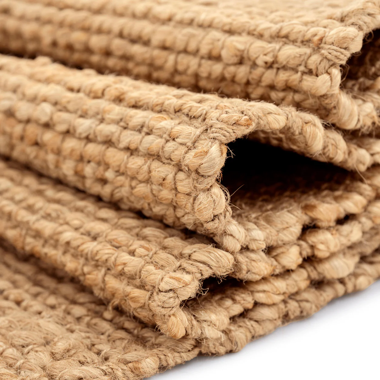 Handwoven Brown Jute Border Runner - Alma - Image 5