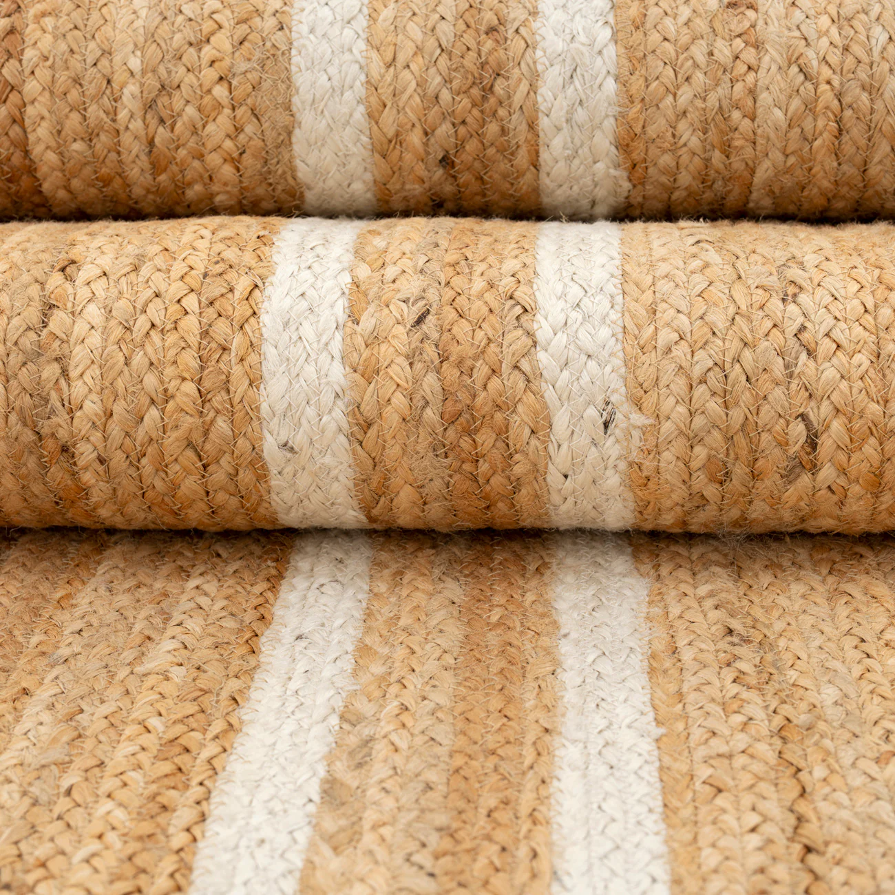 Handwoven Brown Jute Braided Line Runner - Saria - Image 5