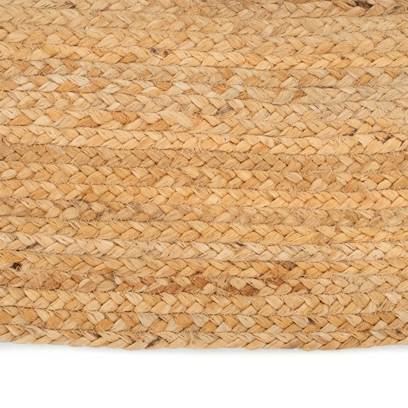 Handwoven Brown Jute Braided Line Runner - Saria - Image 7