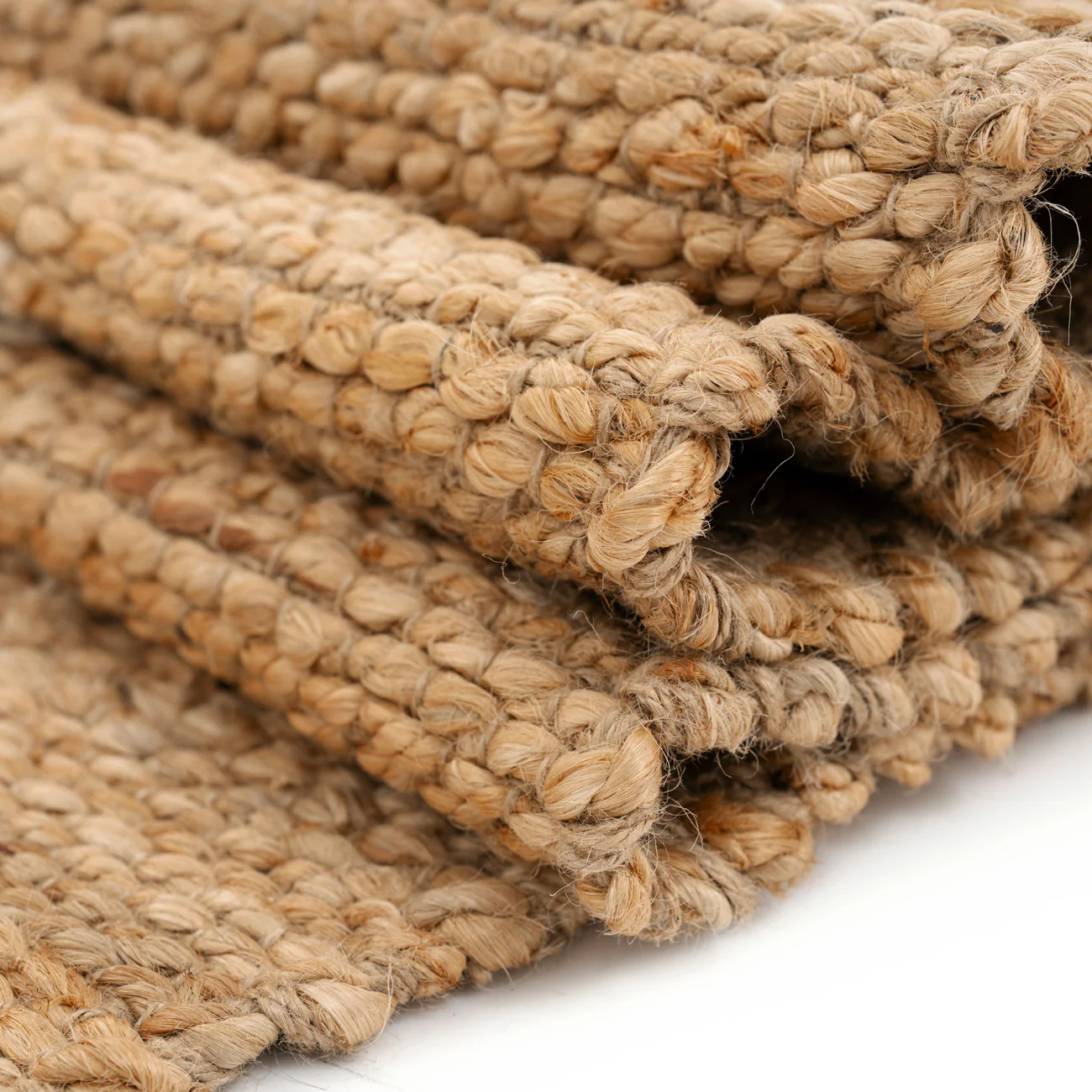 Handwoven Brown Jute Cross Stitch Rug - Callie - Image 8