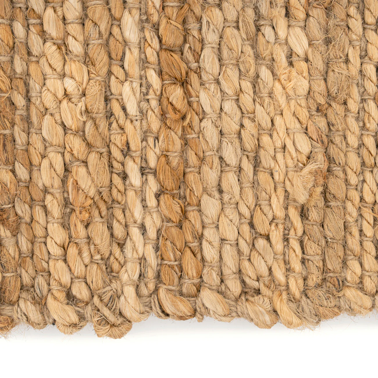 Handwoven Brown Jute Cross Stitch Runner - Callie - Image 5