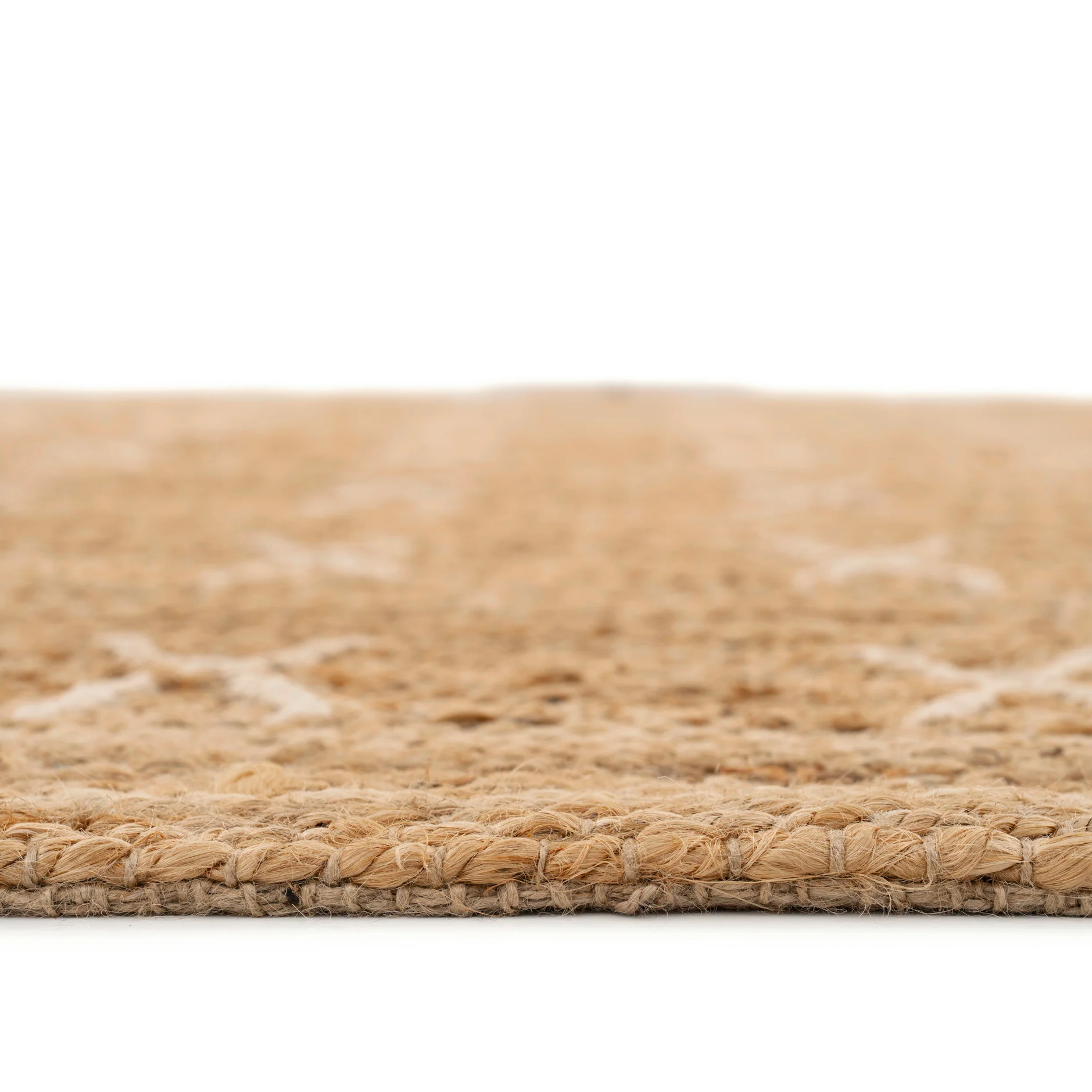 Handwoven Brown Jute Cross Stitch Runner - Callie - Image 8