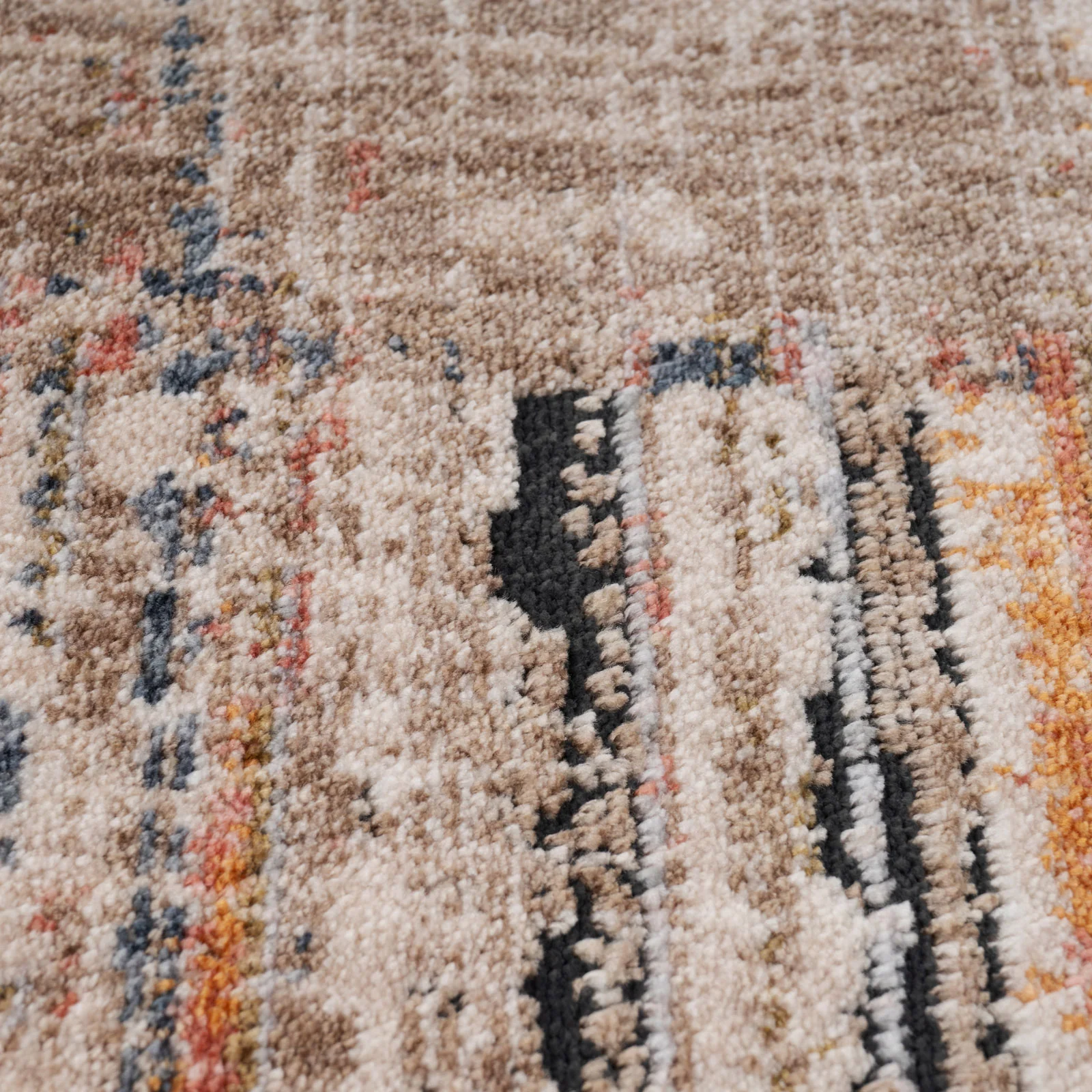 Multicolour Woven Border Rug - Alden - Image 8