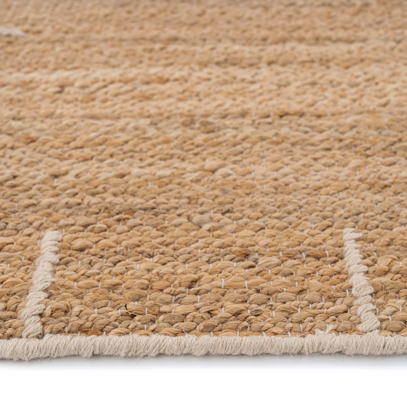 Natural Brown Jute Framed Runner - Annie - Image 4