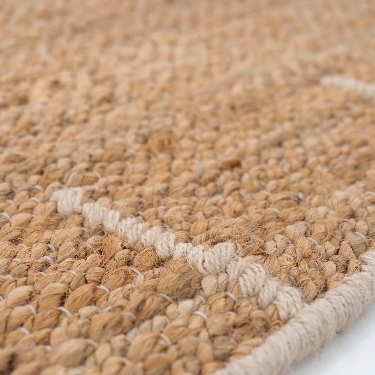 Natural Brown Jute Framed Runner - Annie - Image 8