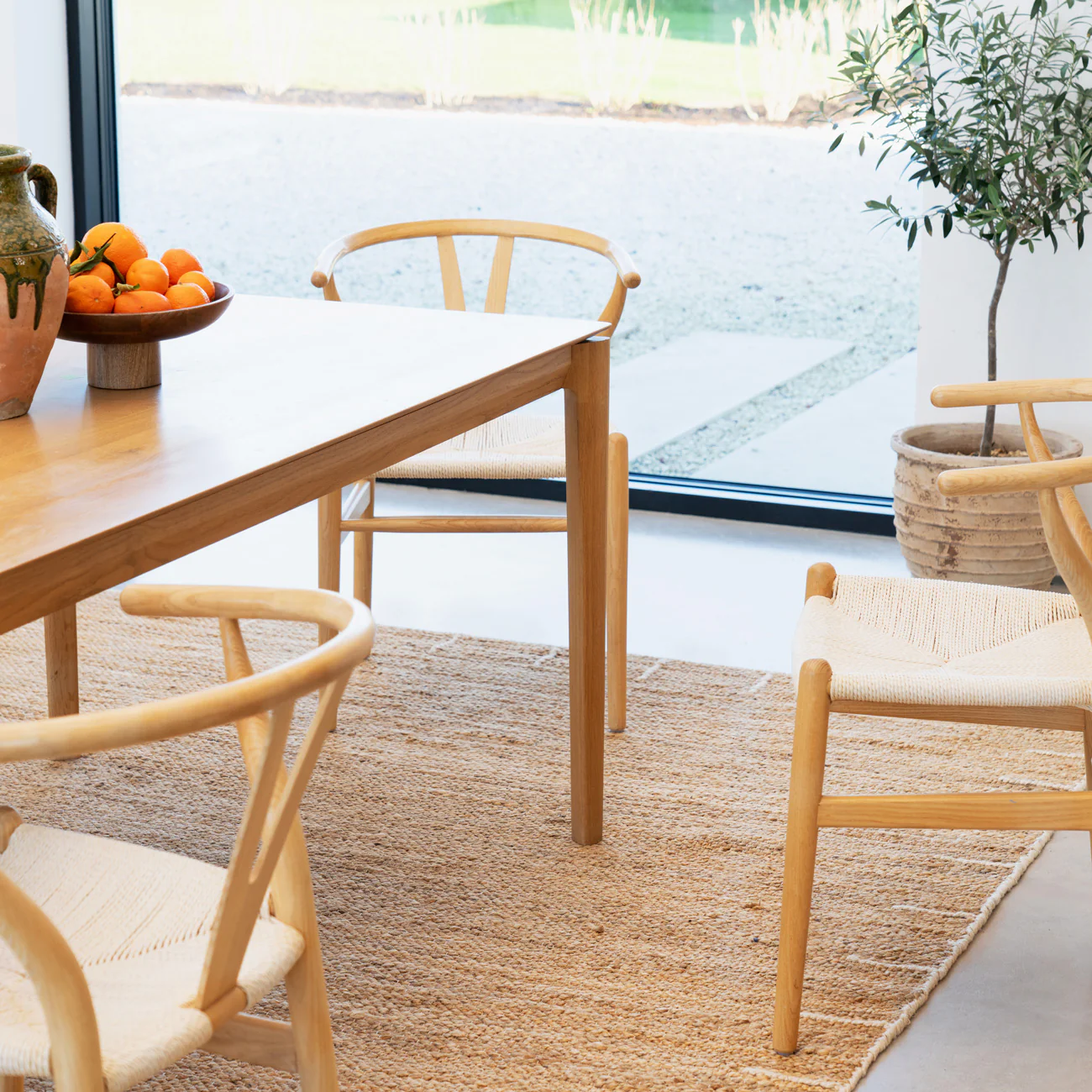 Natural Handwoven Brown Jute Framed Rug - Annie - Image 3