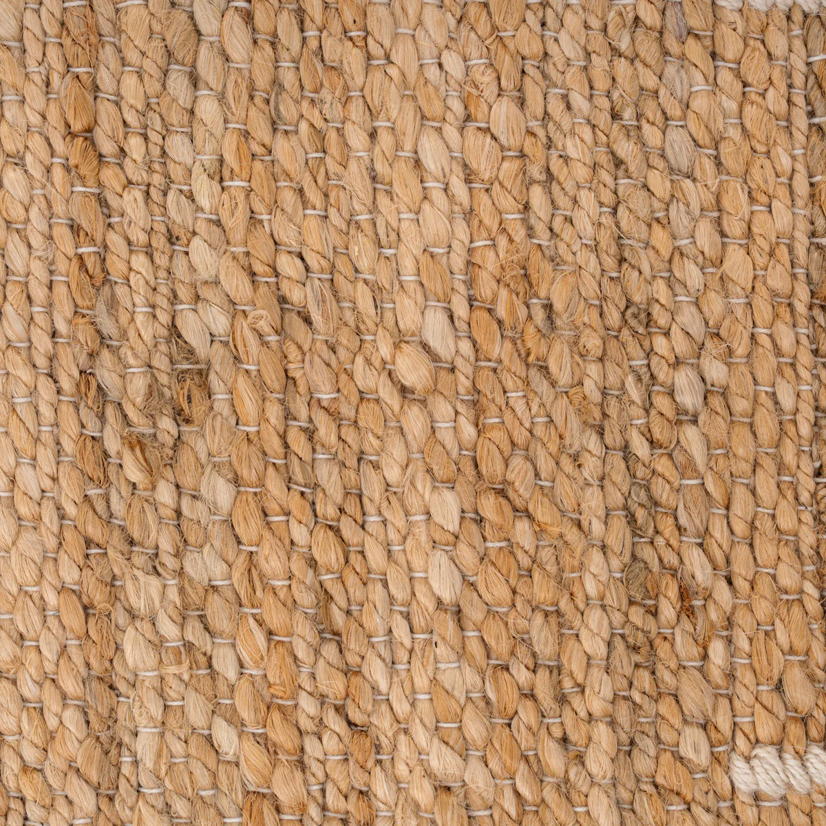Natural Handwoven Brown Jute Framed Rug - Annie - Image 9