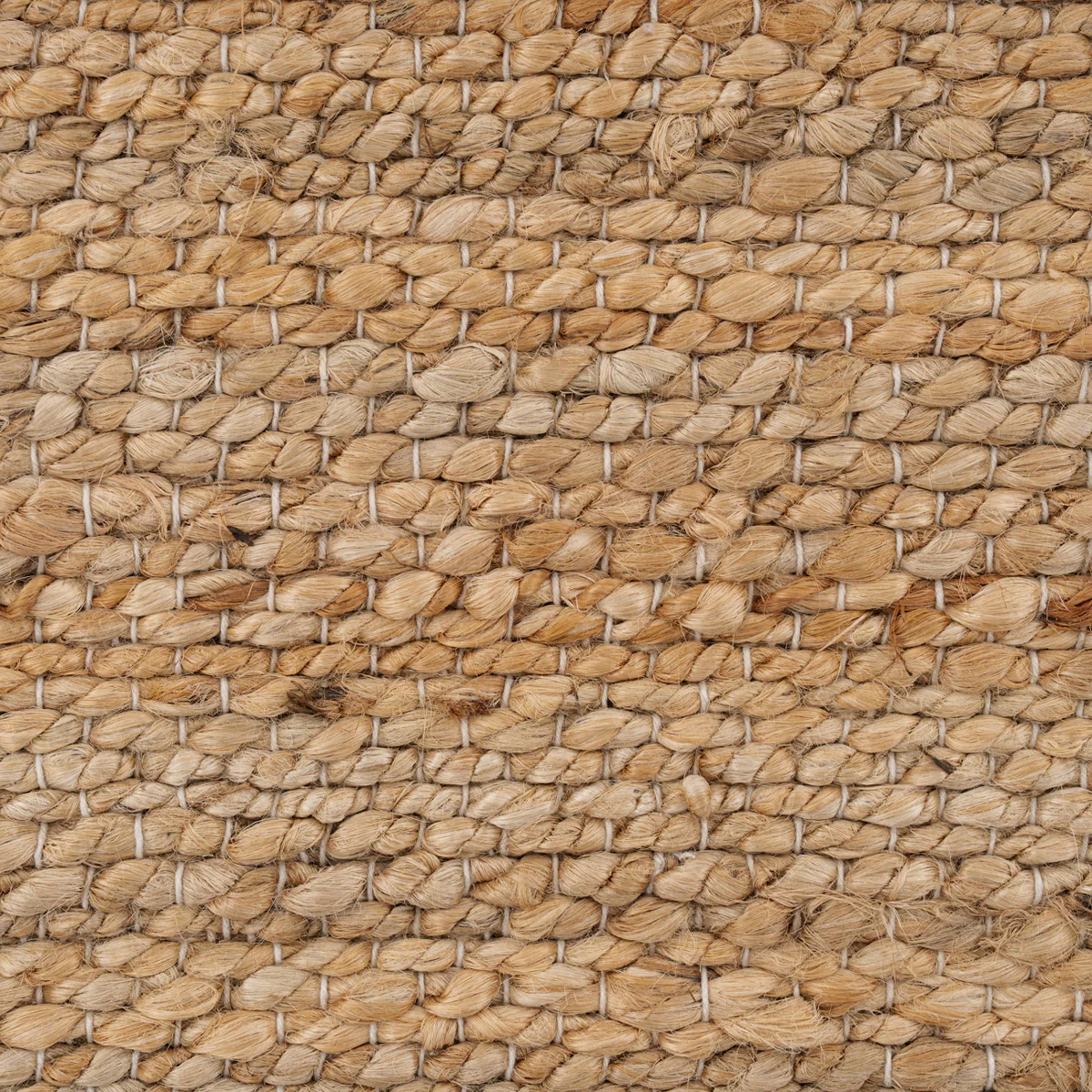 Natural Handwoven Brown Jute Framed Rug - Oakley - Image 8