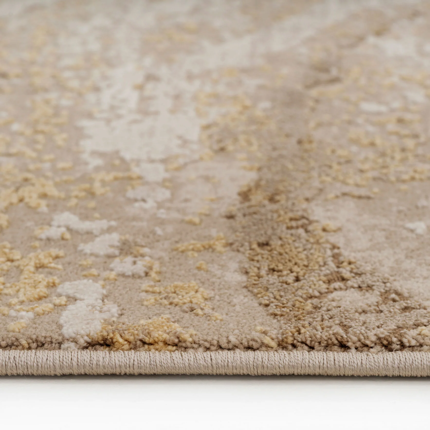 Natural Marble Beige Living Room Rug - Galaxy - Image 3