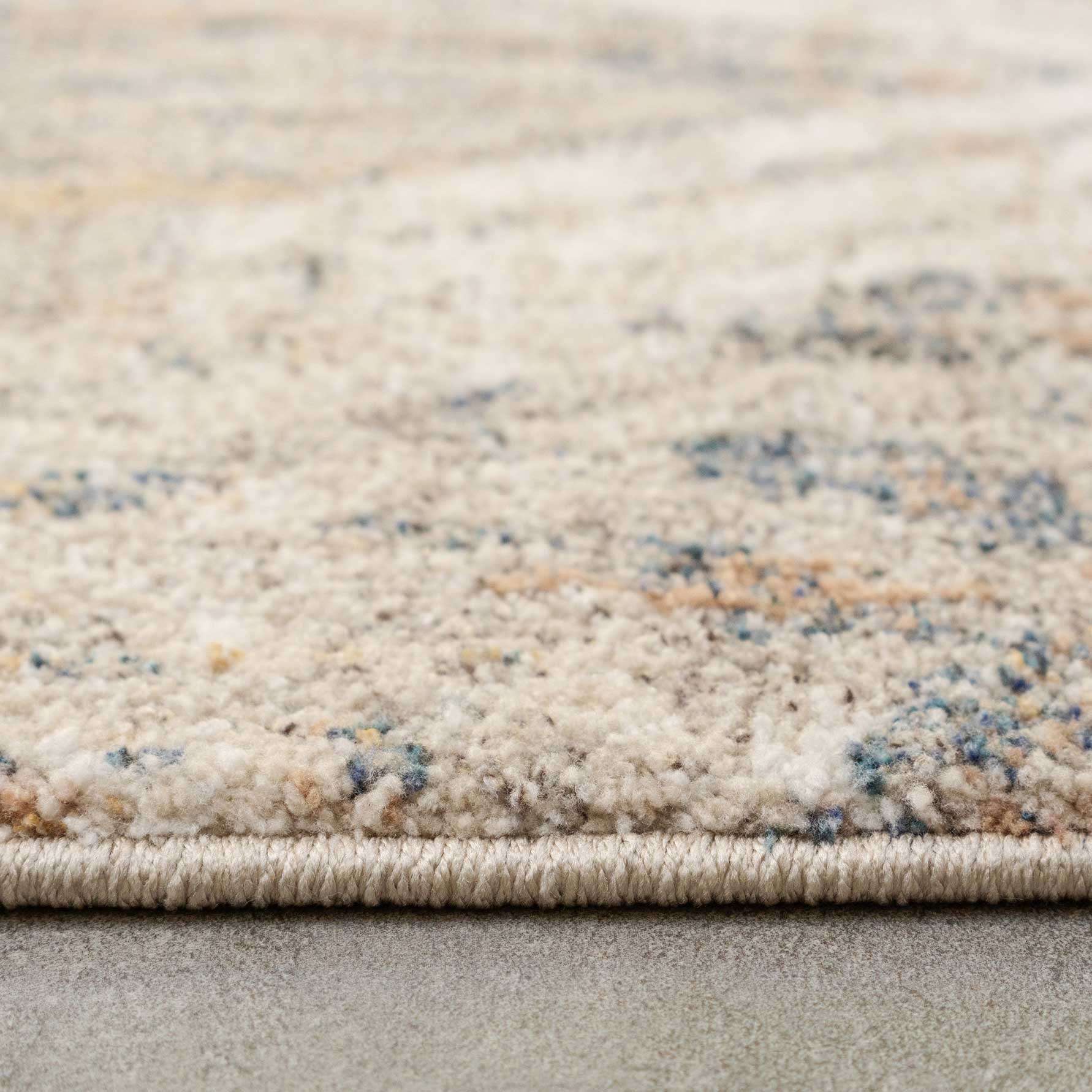 Natural Toned Diamond Hall Runner Rug - Image 6