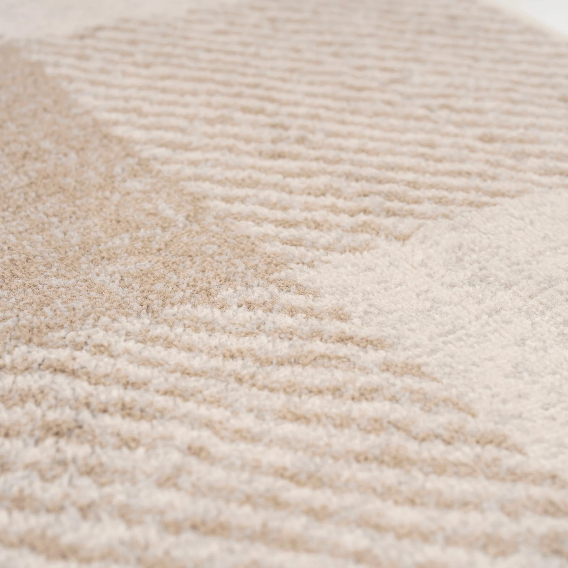 Neutral Cream Beige Tartan Rug - Angus - Image 7